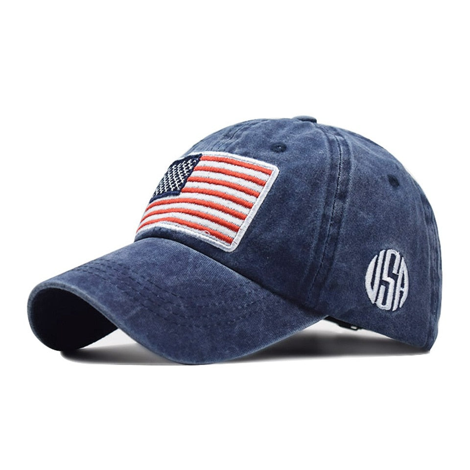 Men's USA American Flag Baseball Cap Men Tactical Army Cotton Military Hat US Unisex Hip Hop Hat Sport Caps Hats Outdoor