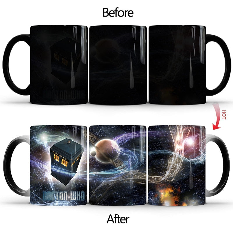 New 350ml Doctor Who Ceramic Milk Coffee Color Changing Mugs