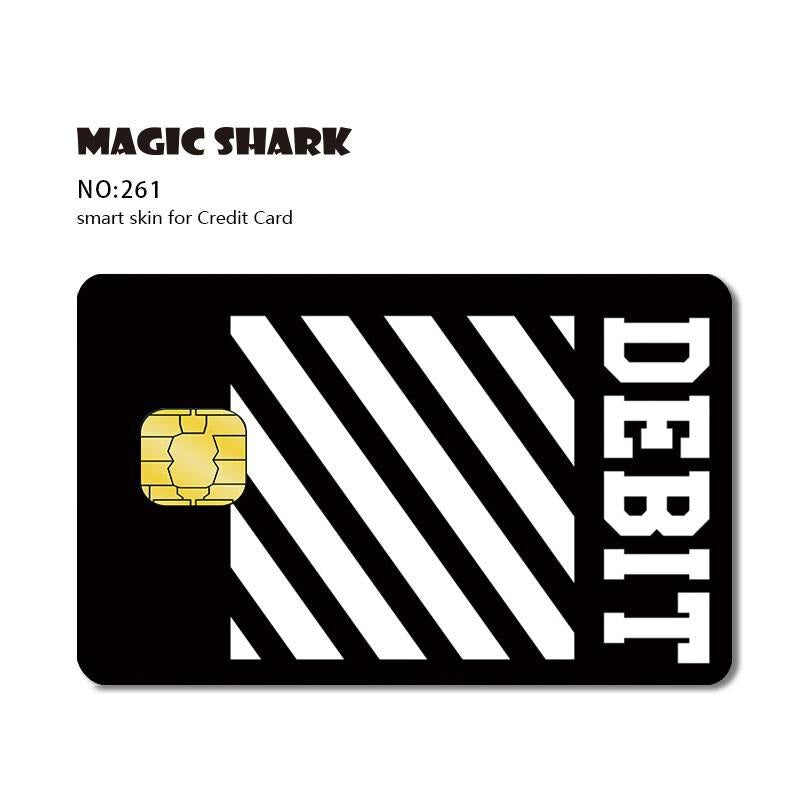 Magic Shark Funny Matte Hentai Money Blockbuster Stonks Credit Card Debit Card Skin Case Tape Sticker Film Big Small Chip