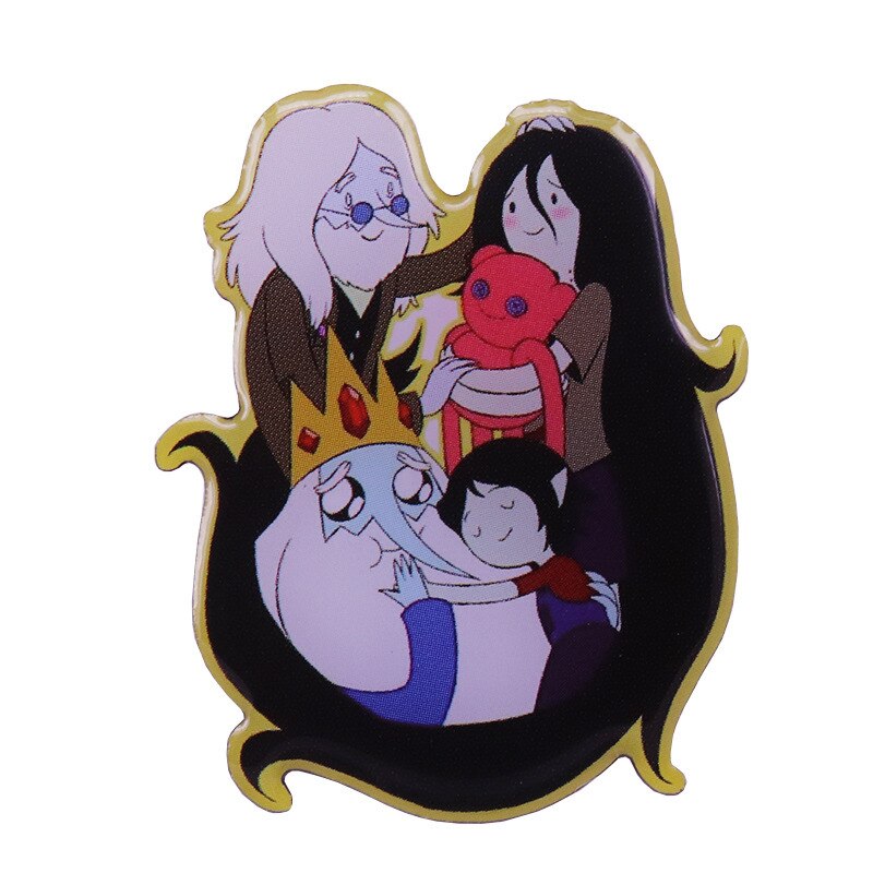 Adventure Time With Finn and Jake Brooch Cute Cartoon Animated Characters Big Collection Badges