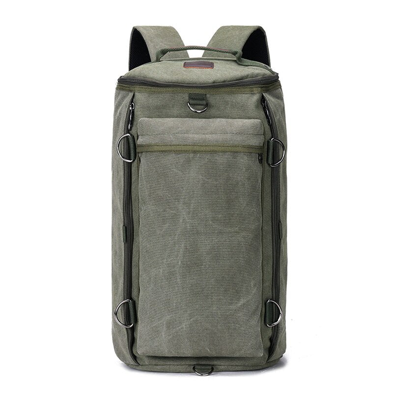 New Large Capacity Rucksack Man Travel Duffle Outdoor Backpack Male Luggage Canvas Bucket Shoulder Bags Men Camping Backpack
