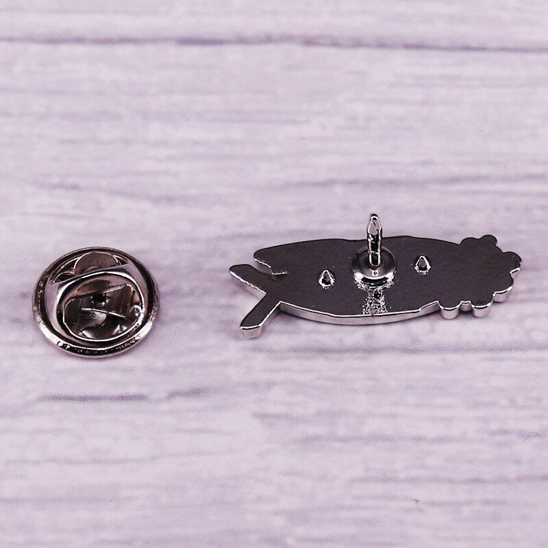 Mysterious Cthulhu Fish Brooch Steampunk Metal Badge