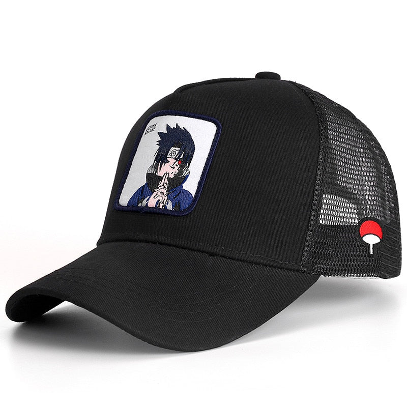 Newest Dragon Ball & Naruto Anime Mesh Cap Hot Style Patch Trucker Hat Curved Brim Baseball Cap Gorras Casquette