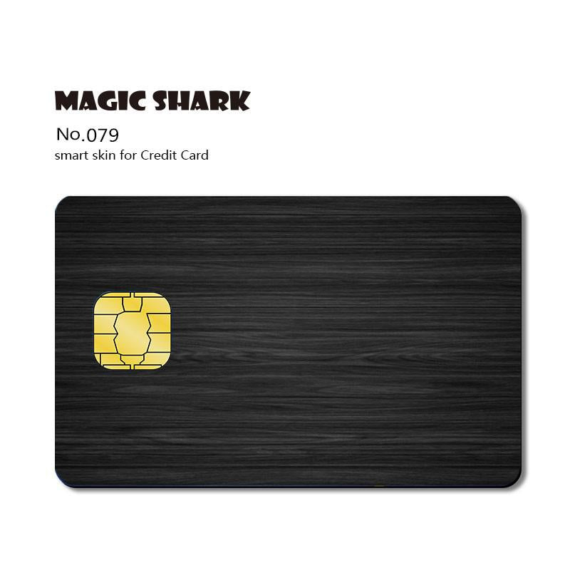 Matte 3M PVC Cartoon  Joker Half Cover Sticker Case Film for Big Small Chip Credit Debt Card