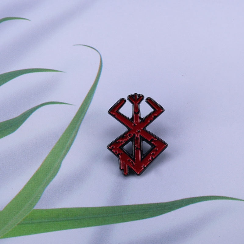 NigSword Wind Legend Logo Brooch Japanese Anime Badge