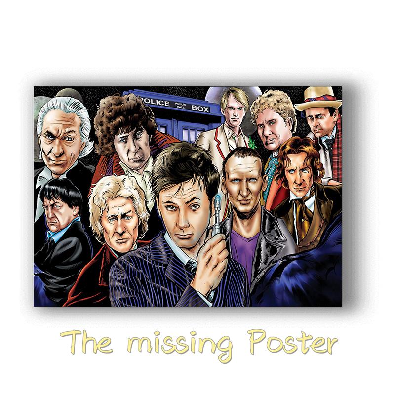 Movie Doctor Who Picture Art Decor White Coated Paper Poster Cafe Bar Wall Decor living room Home Decor