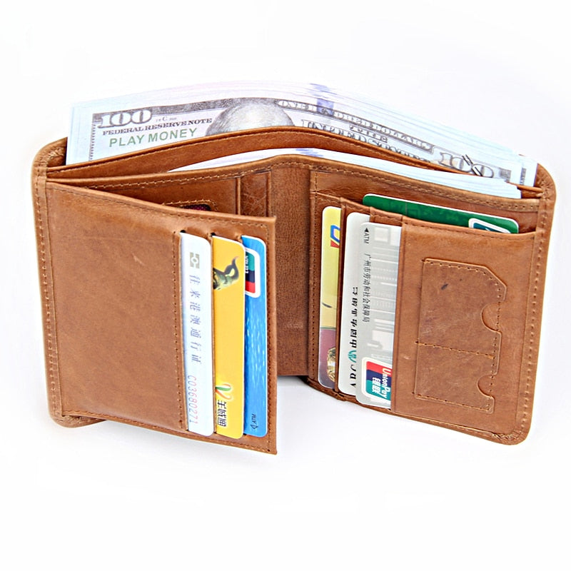 Luxury Doctor Who Symbol Cover Genuine Leather Men Wallet Classic Pocket Slim Card Holder Male Short Coin Purses