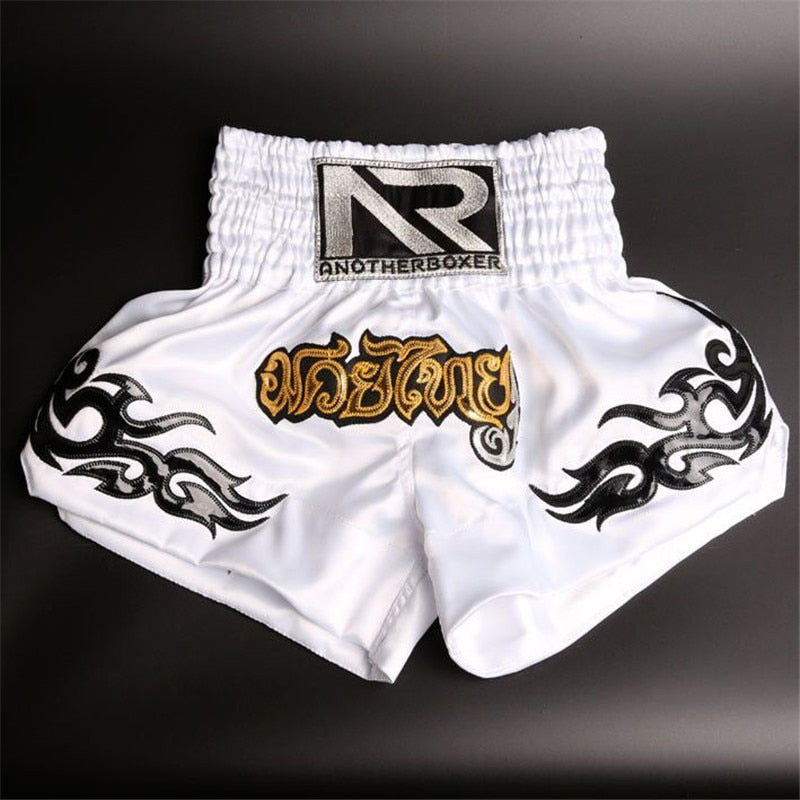 Muay Thai Boxing MMA Shorts for Men's Kids Teenagers MMA Shorts Kickboxing Fighting Trunks Sanda MMA Shorts Sports Short Pants