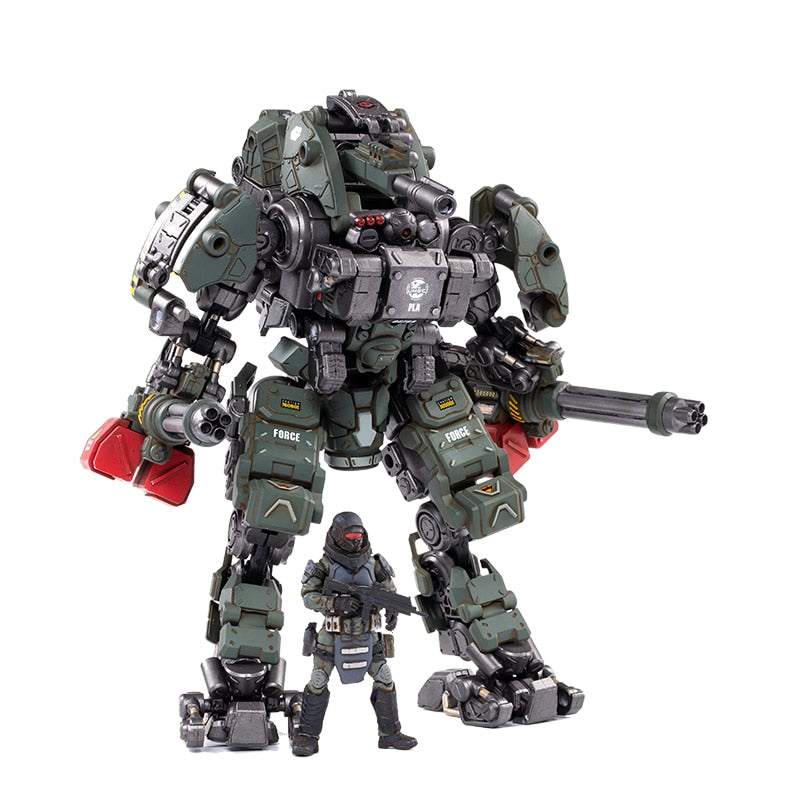 JOYTOY Action Figure H05 robot 23cm 1/25 Scale Collectible Green Color STEEL BONE ARMOR With Figure Doll Collection Toy