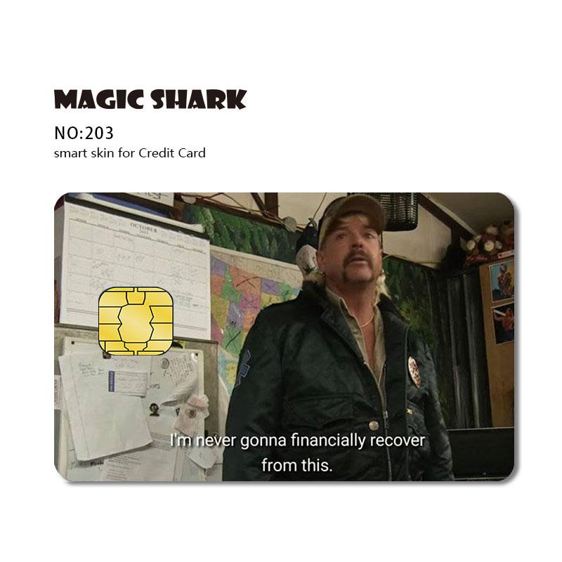 Magic Shark Broke Ice Cream Poker Game Simplson No Fade Film Case Cover Sticker