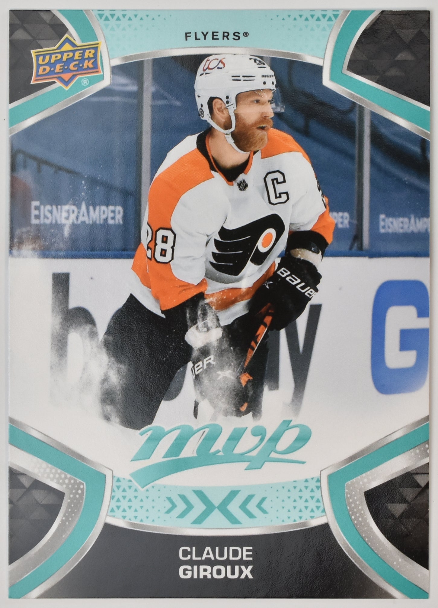 Claude Giroux 128 Flyers MVP NHL Hockey Card Upper Deck 2022 Mint