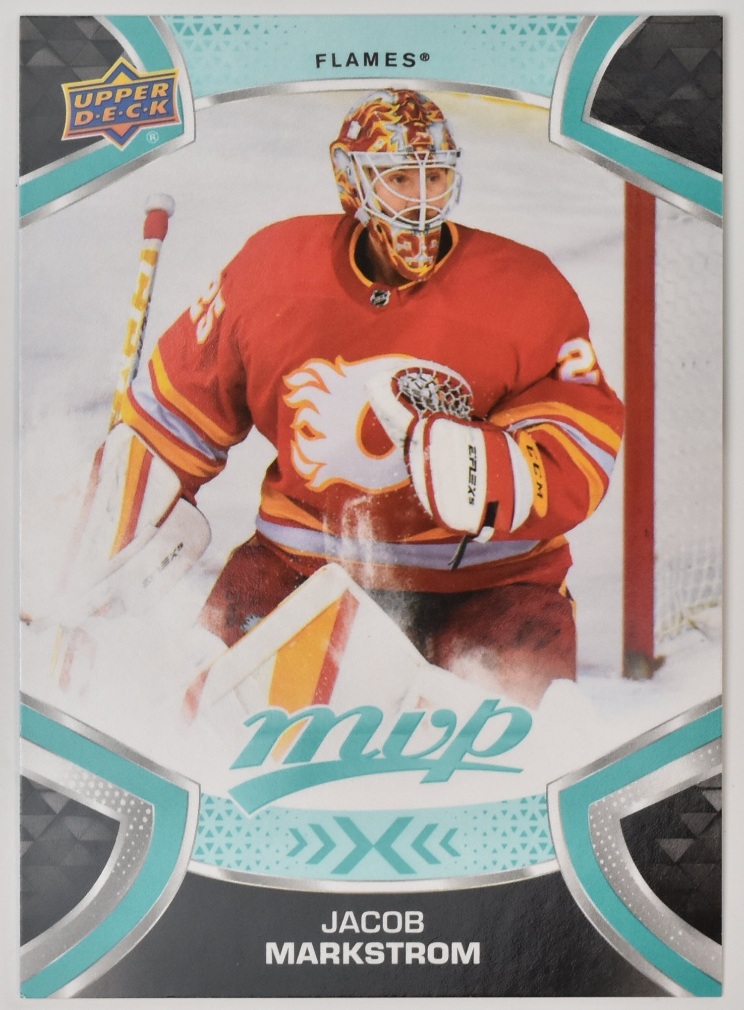 Jacob Markstorm 156 Flames MVP NHL Hockey Card Upper Deck 2021-2022