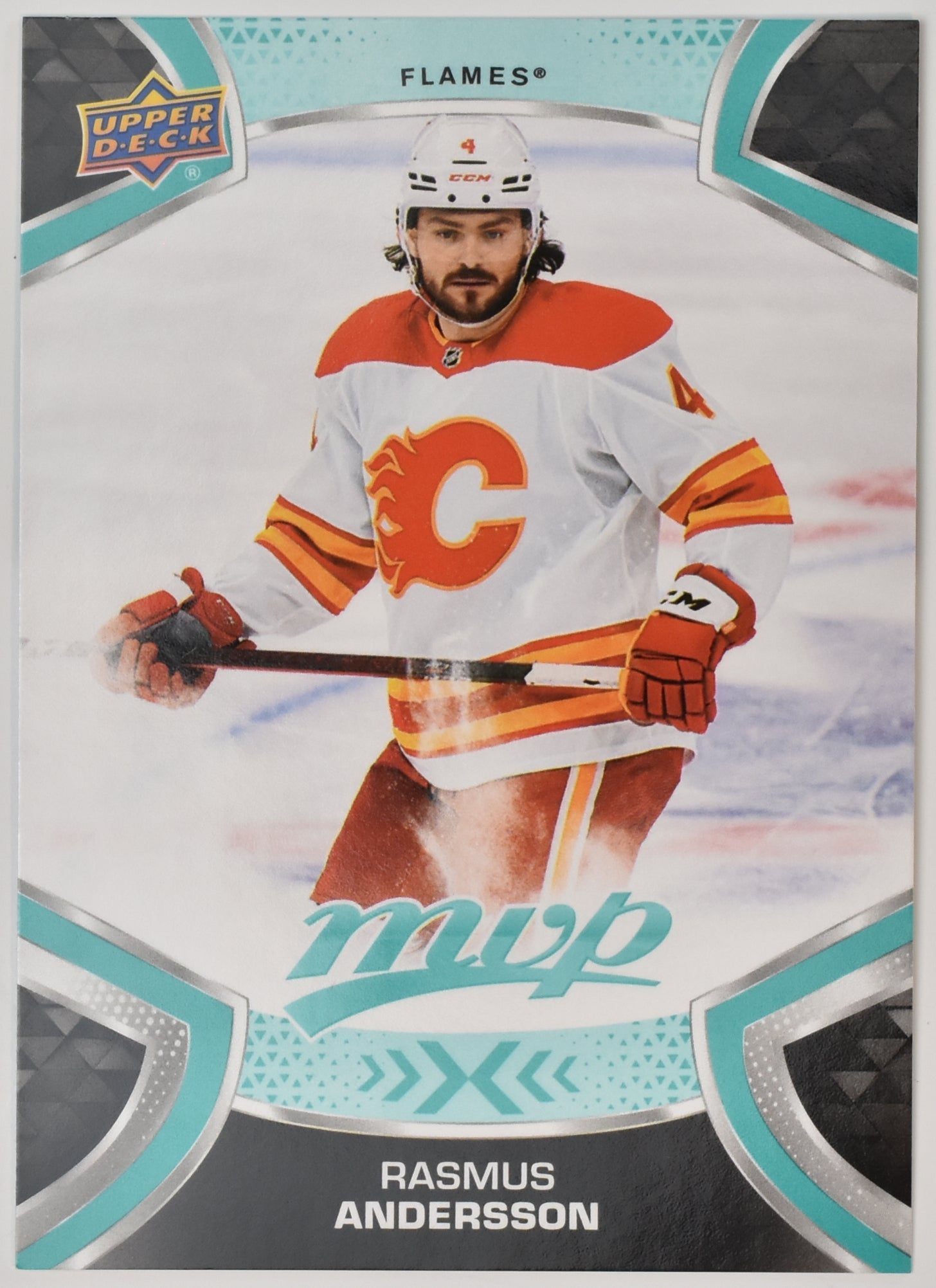 Rasmus Andersson 115 Flames MVP NHL Hockey Card Upper Deck 2021-2022