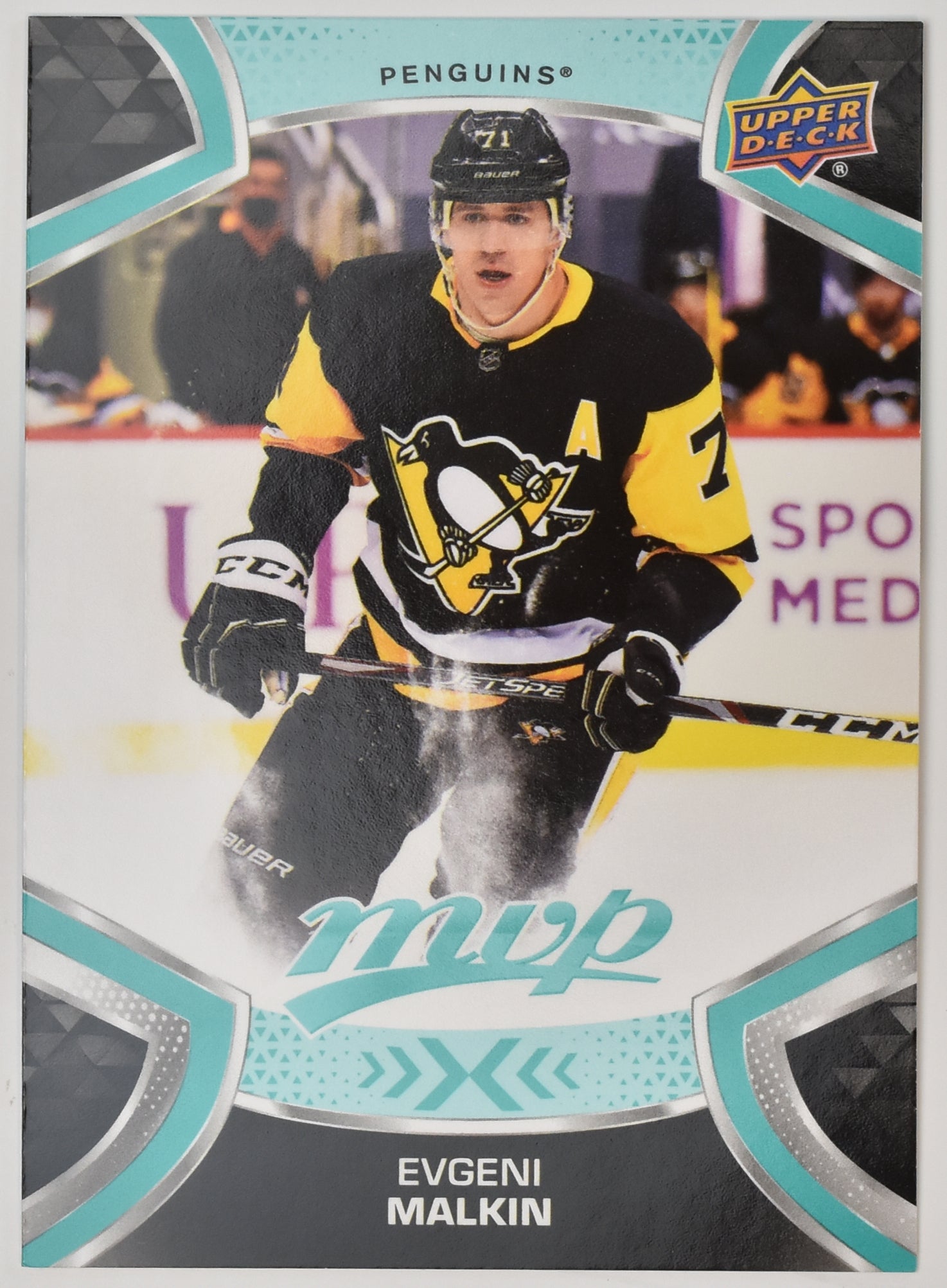 Evgeni Malkin 160 Penguins MVP NHL Hockey Card Upper Deck 2021-2022