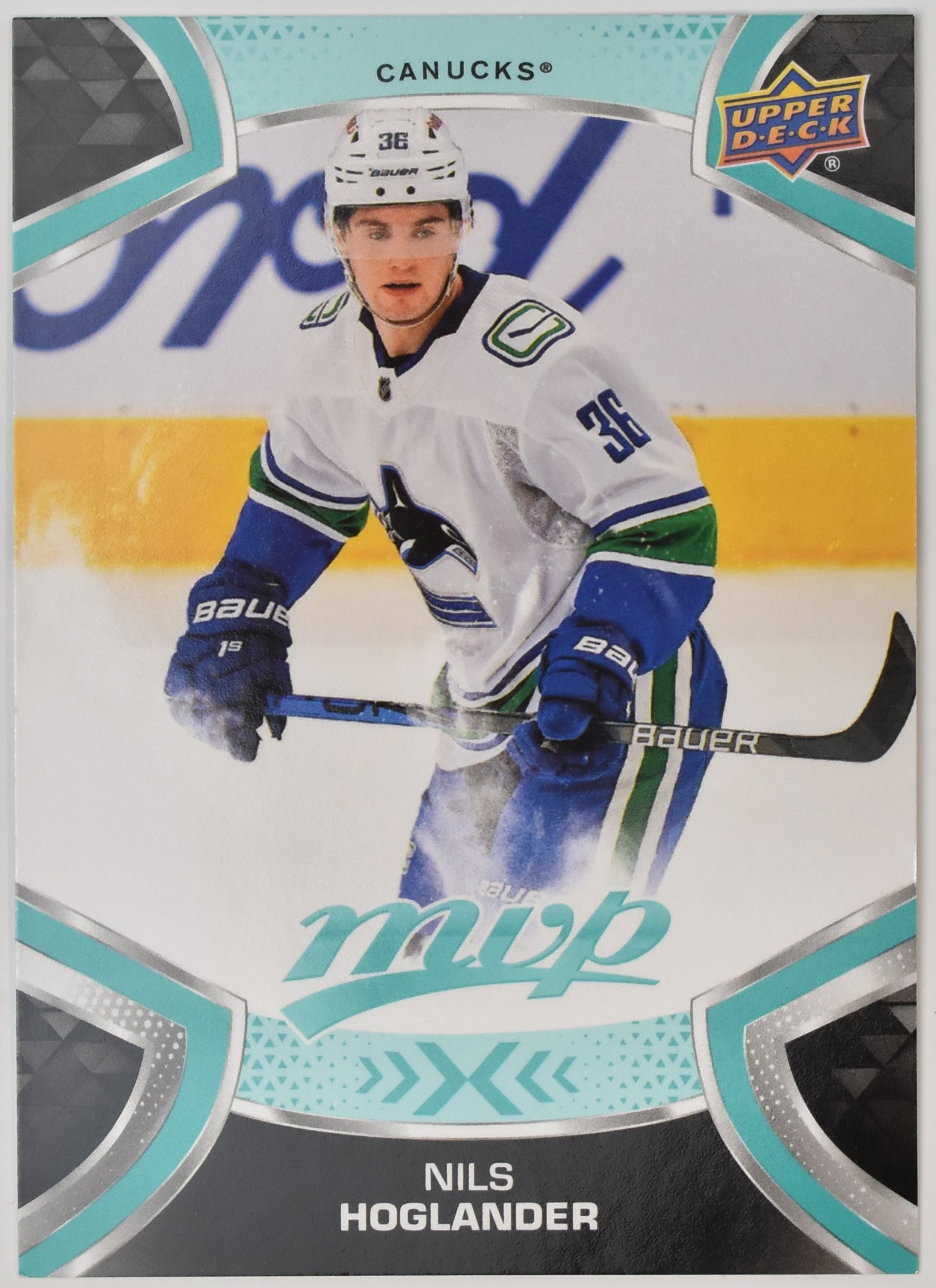 Nils Hoglander 148 MVP NHL Hockey Card Upper Deck 2021-2022