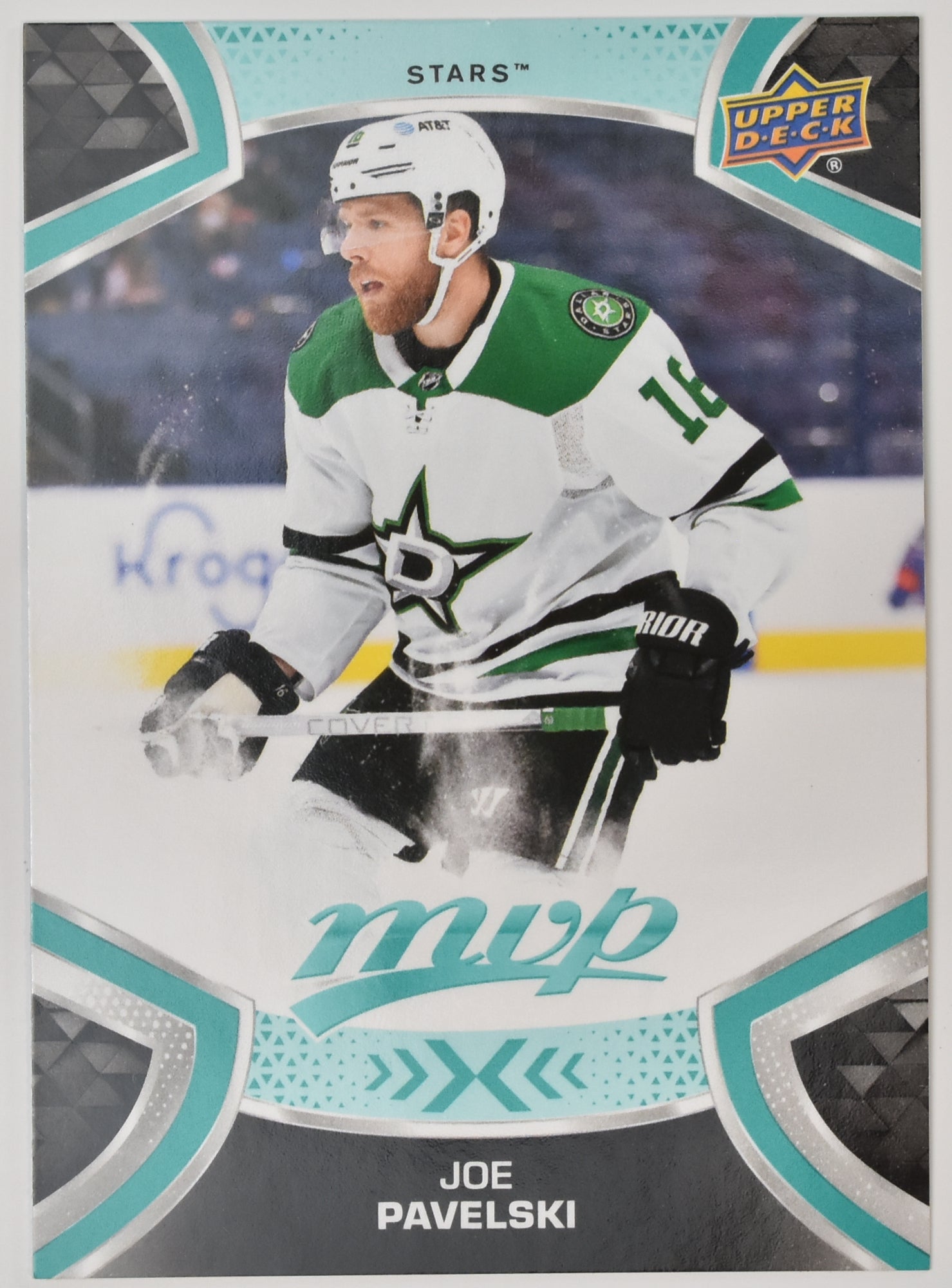 Joe Pavelski 108 Dallas Stars MVP NHL Hockey Card Upper Deck 2021-2022