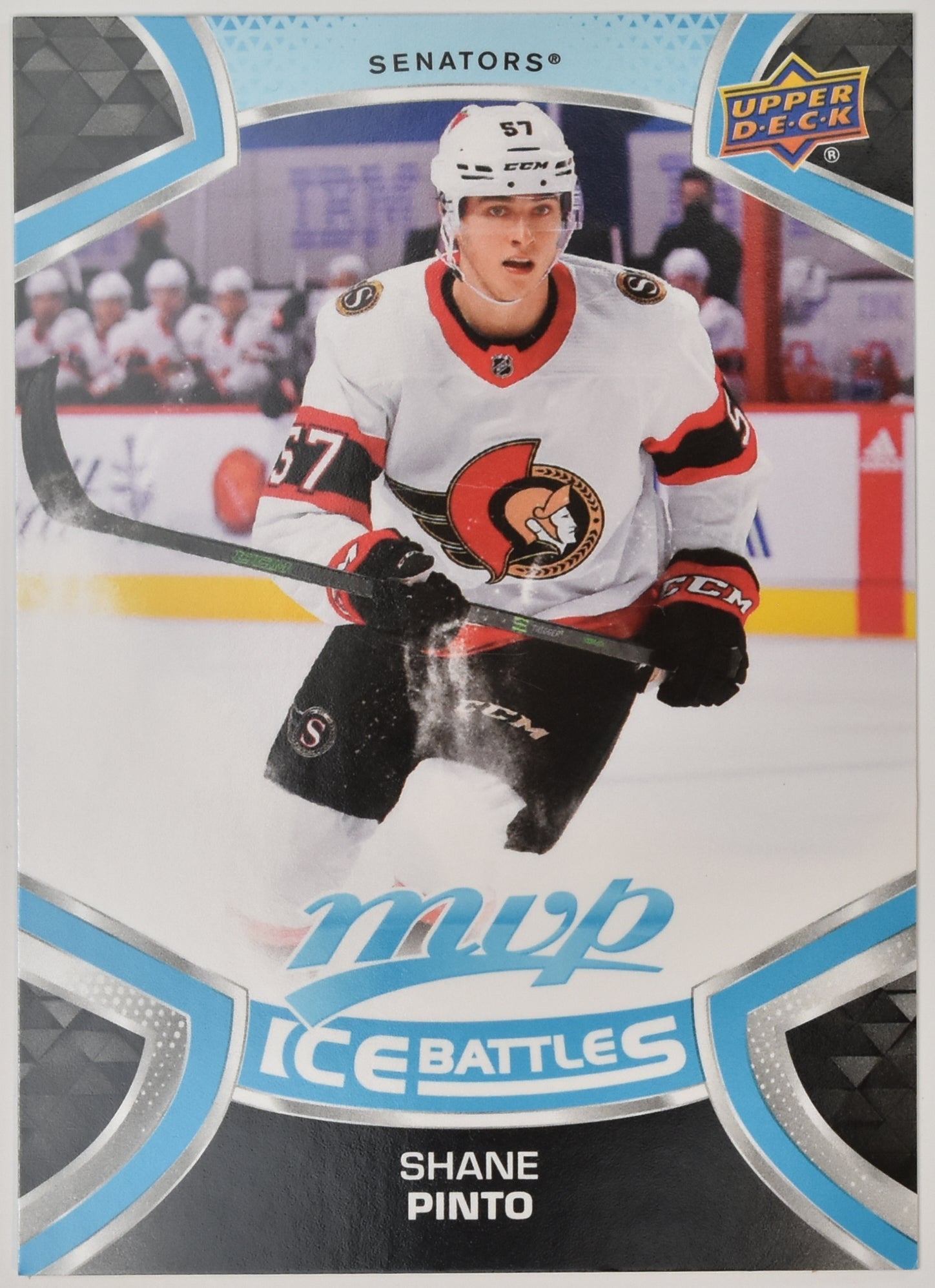 Shane Pinto Ice Battles 236 MVP NHL Hockey Card Upper Deck 2021-2022