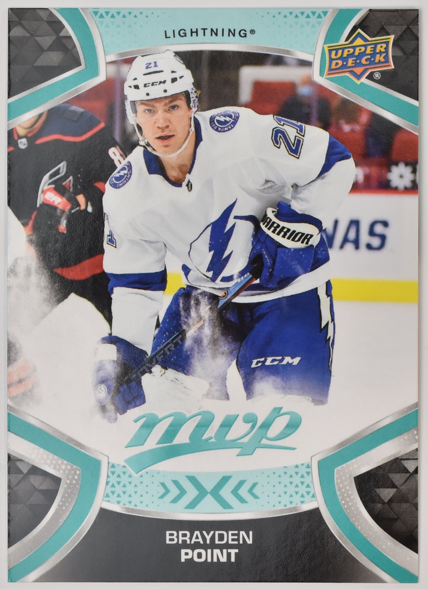 Brayden Point 186 Lightening MVP NHL Hockey Card Upper Deck 2021 Mint