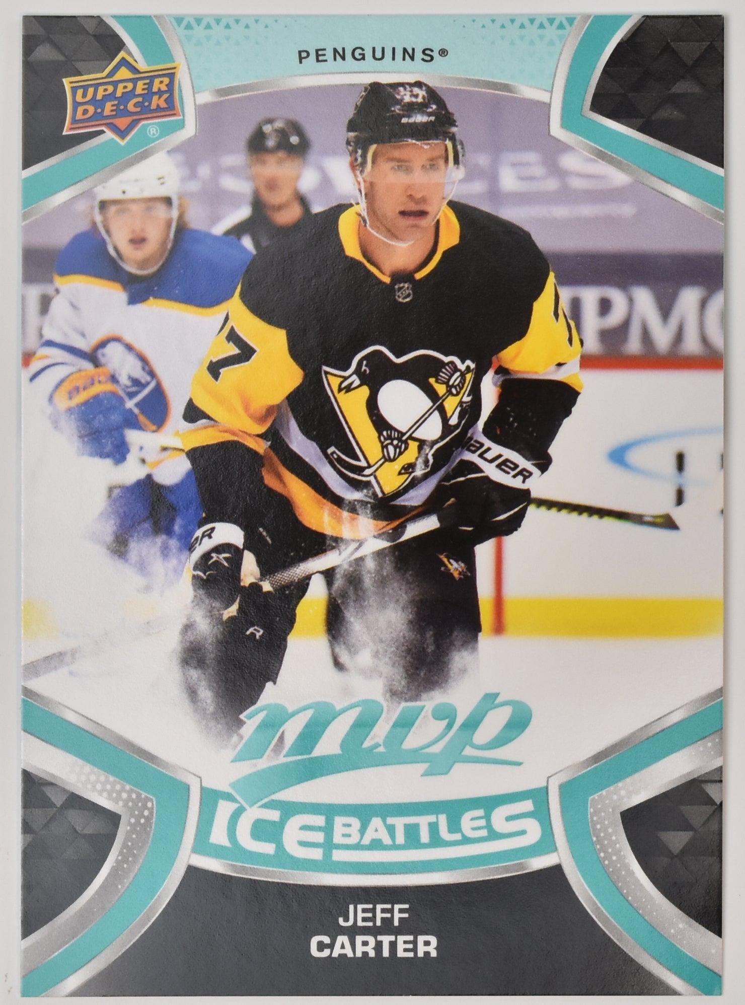 Jeff Carter 52 Ice Battles MVP NHL Hockey Card Upper Deck 2021-2022