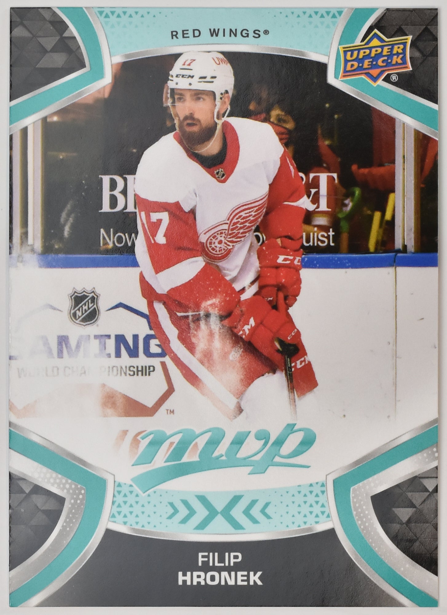 Filip Hronek 165 Detroit Red Wings MVP NHL Hockey Card Upper Deck 21-2022 Mint