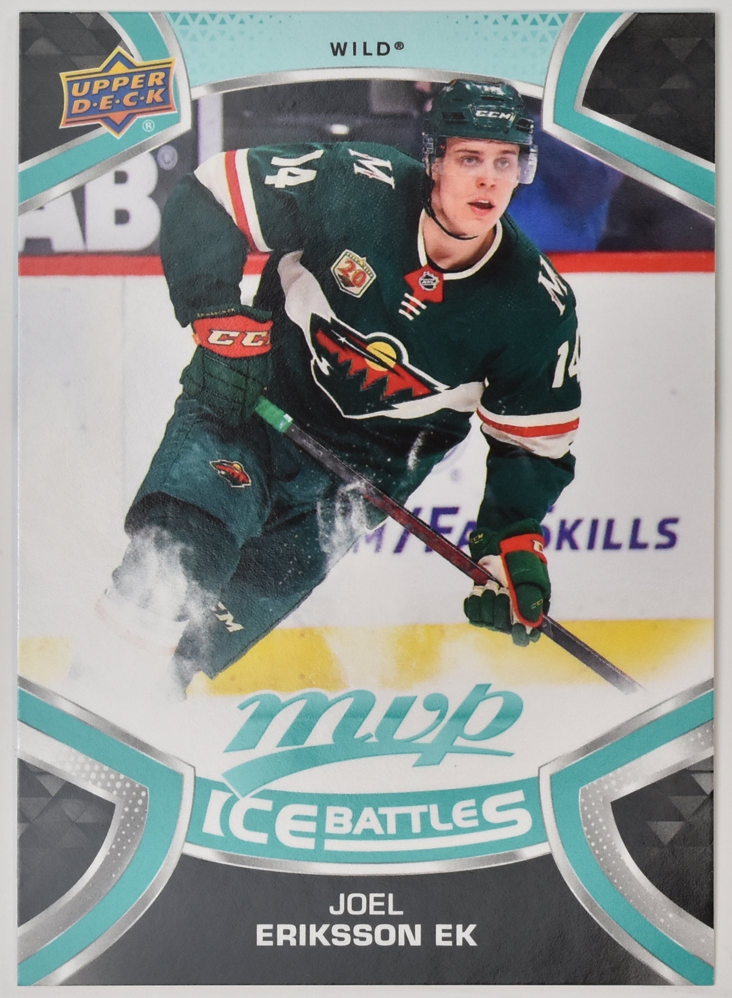Joel Eriksson EK 51 MVP NHL Hockey Card Upper Deck 2021-2022
