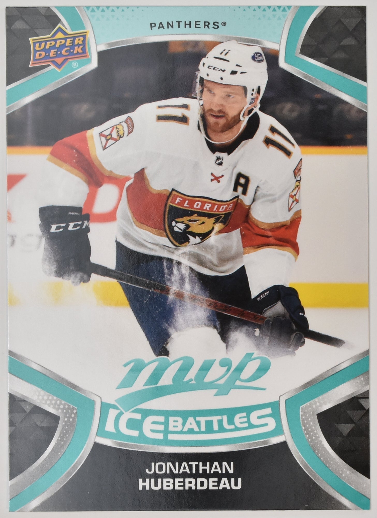 Jonathan Huberdeau 187 Ice Battles MVP NHL Hockey Card Upper Deck 2021-2022