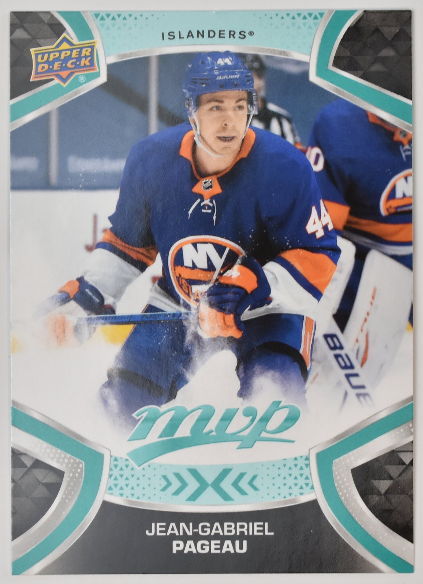 Jean Gabriel Pageau 189 New York Islanders MVP NHL Hockey Card Upper Deck 2022
