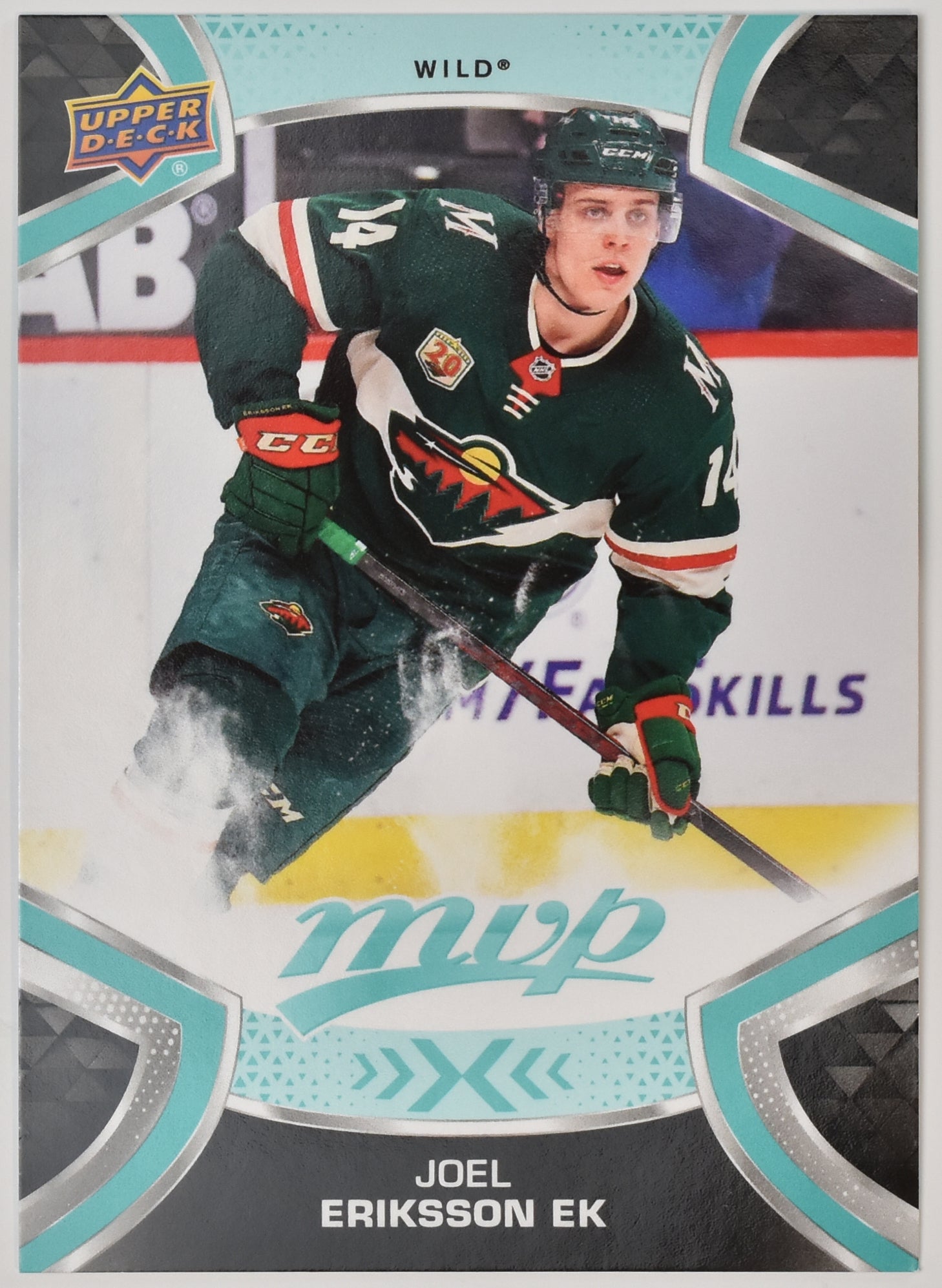 Joel Eriksson EK 51 Minnesota Wild MVP NHL Hockey Card Upper Deck 21-2022 Mint