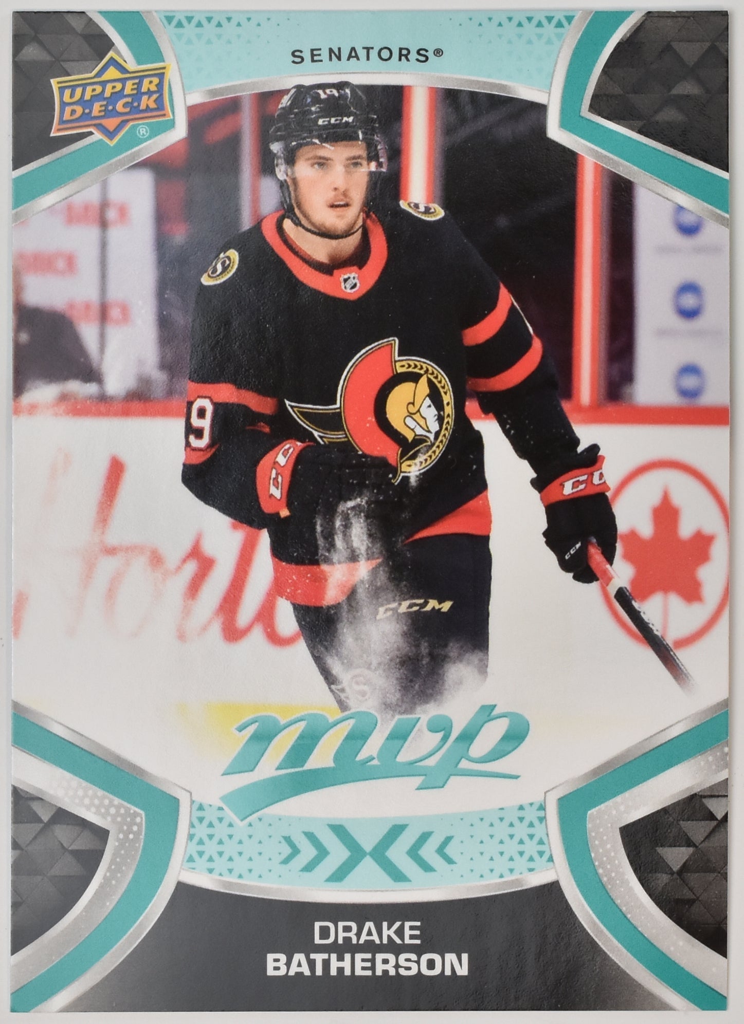 Drake Batherson 126 MVP NHL Hockey Card Upper Deck 2021-2022