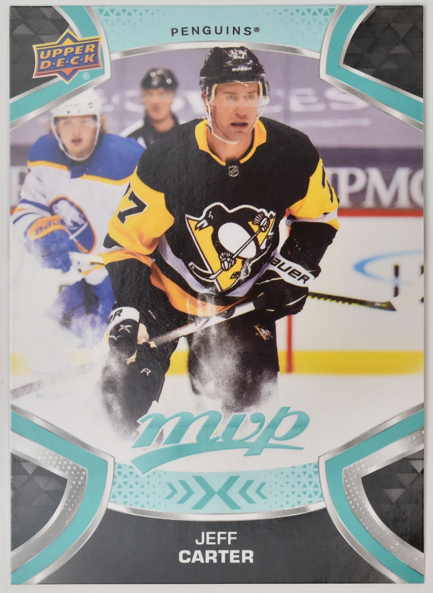 Jeff Carter 52 Penguins MVP NHL Hockey Card Upper Deck 2021-2022