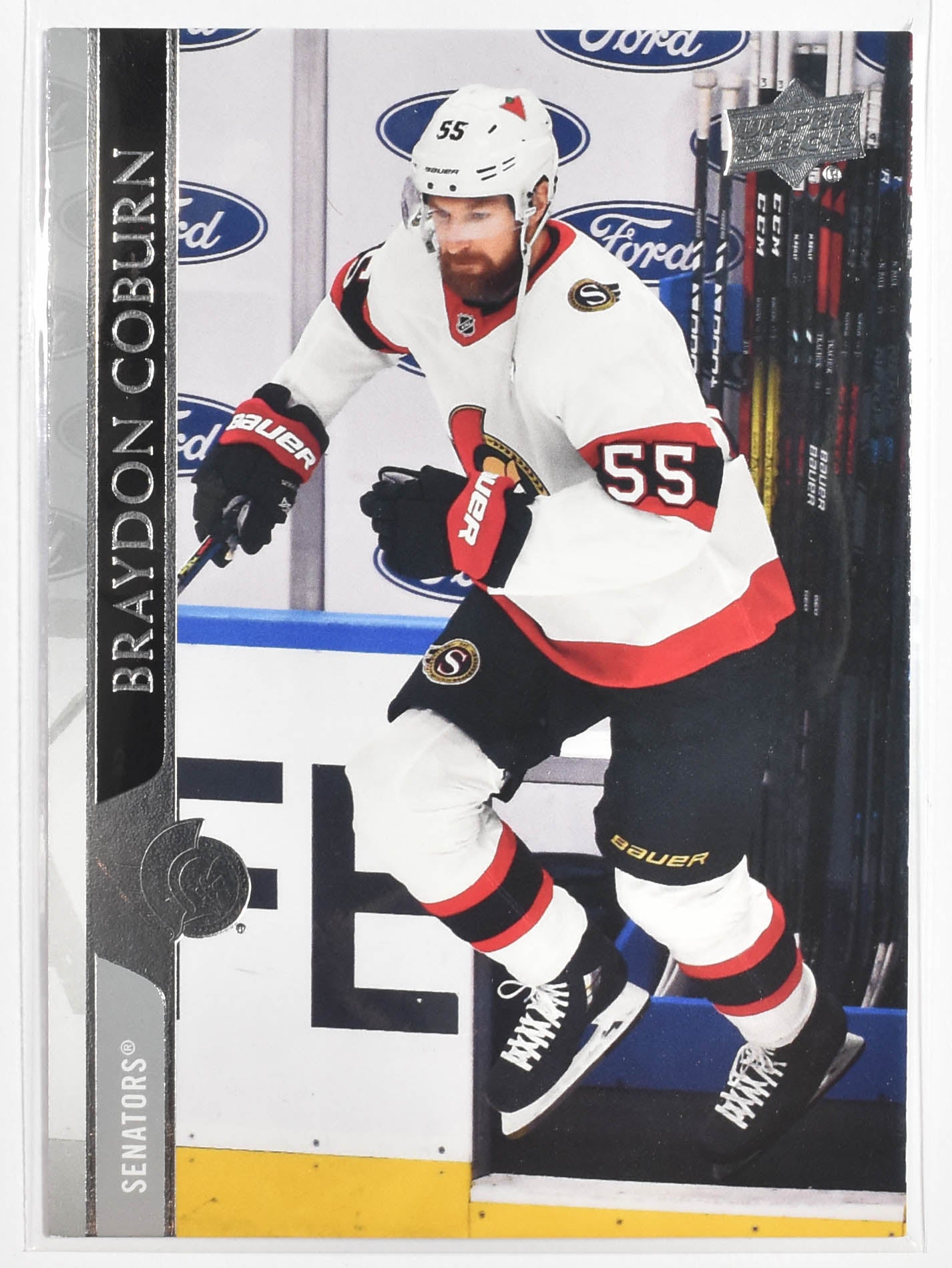 Braydon Coburn 597 Ottawa Senators Upper Deck 2021 Extended Series