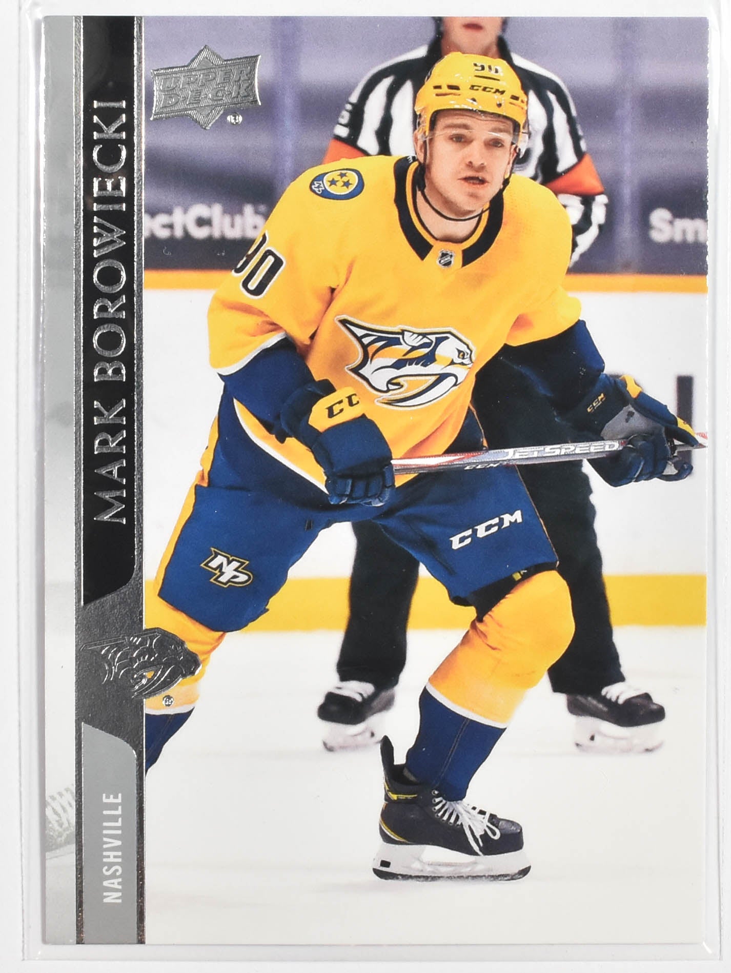 Mark Borowiecki 576 Nashville Predators Upper Deck 2021 Extended Series