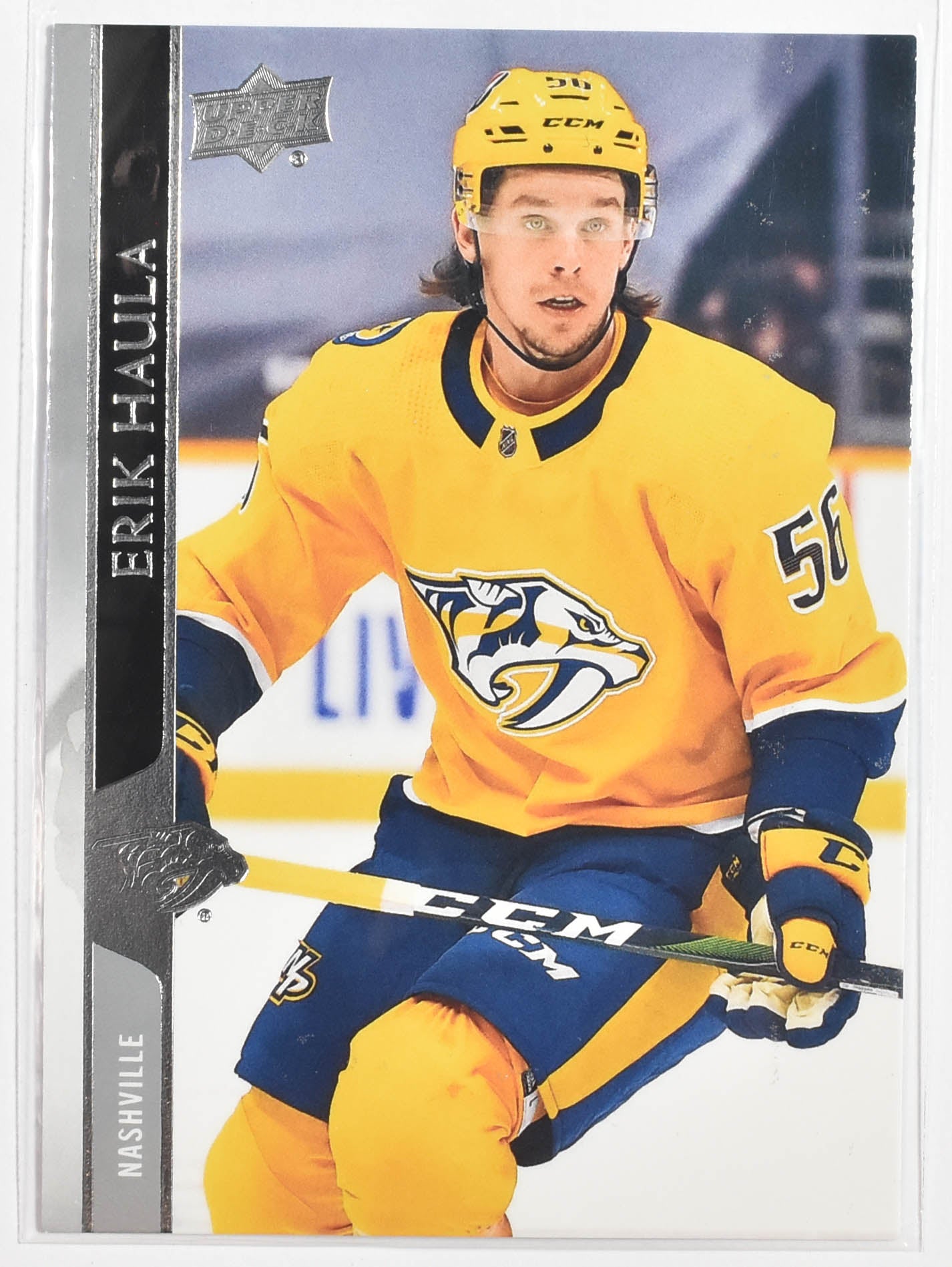 Erik Haula 578 Nashville Predators Upper Deck 2021 Extended Series
