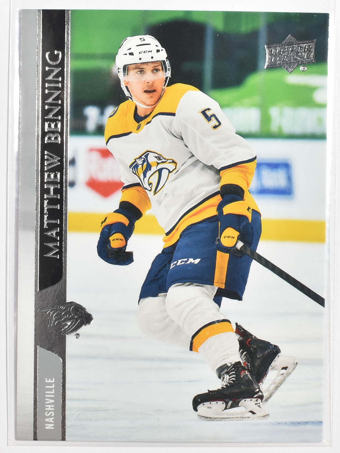 Matthew Benning 575 Nashville Predators Upper Deck 2021 Extended Series