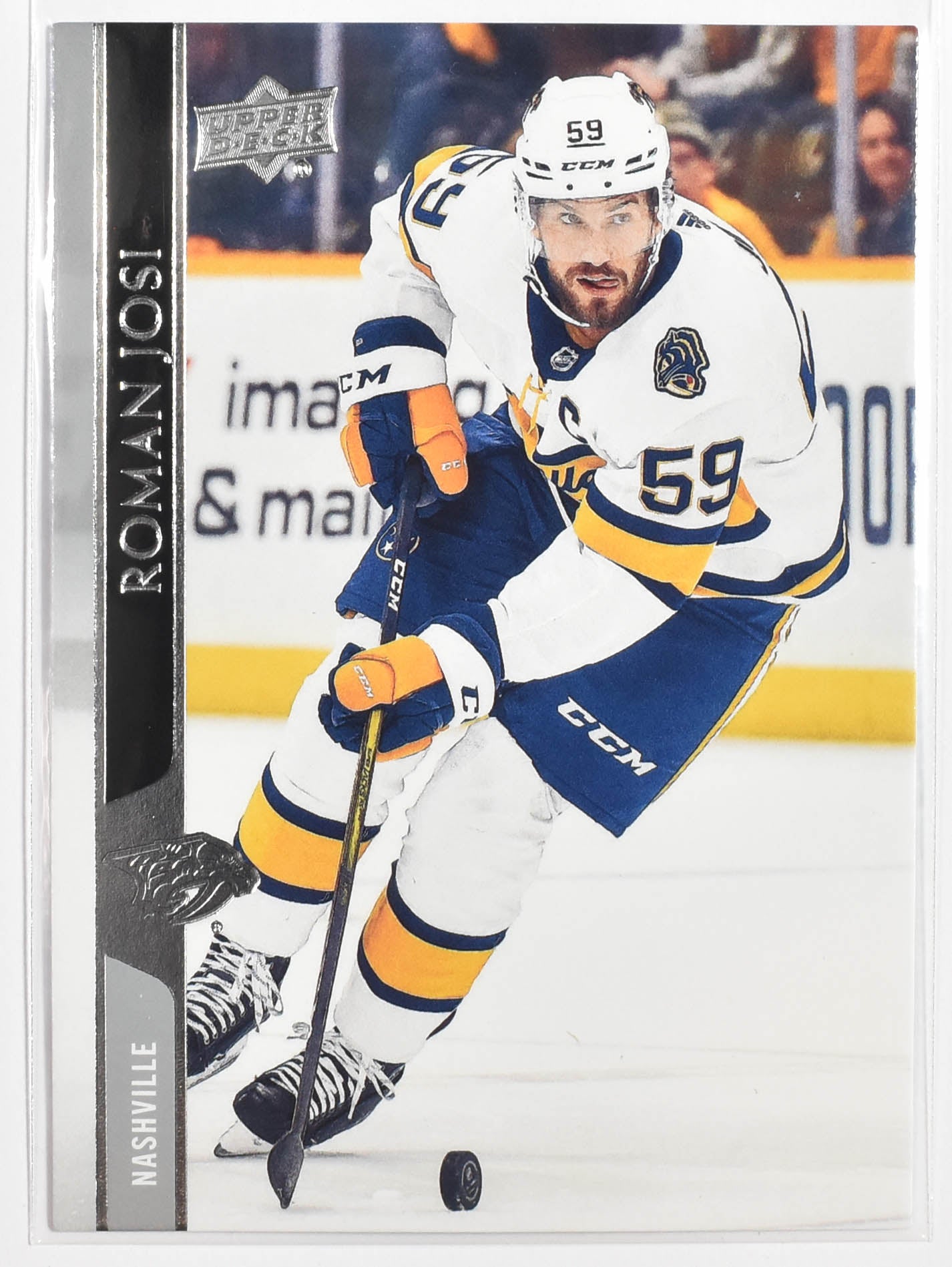Roman Josi 358 Nashville Predators Upper Deck 2021 Extended Series