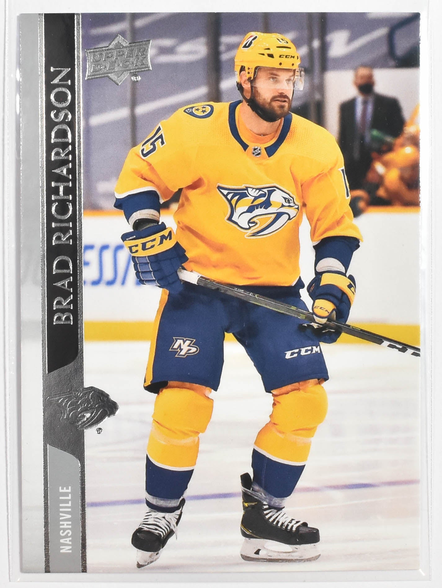 Brad Richardson 580 Nashville Predators Upper Deck 2021 Extended Series