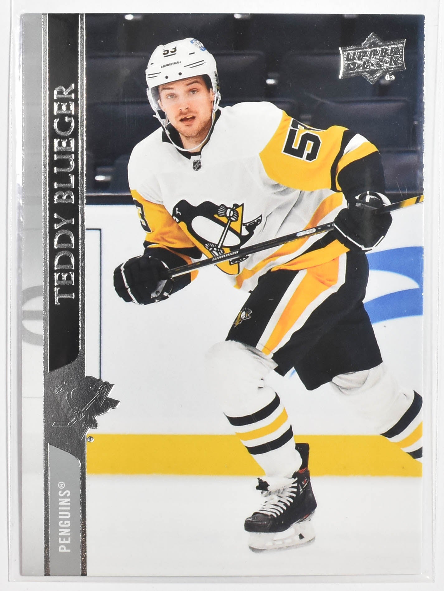 Teddy Blueger 608 Pittsburg Penguins Upper Deck 2021 Extended Series