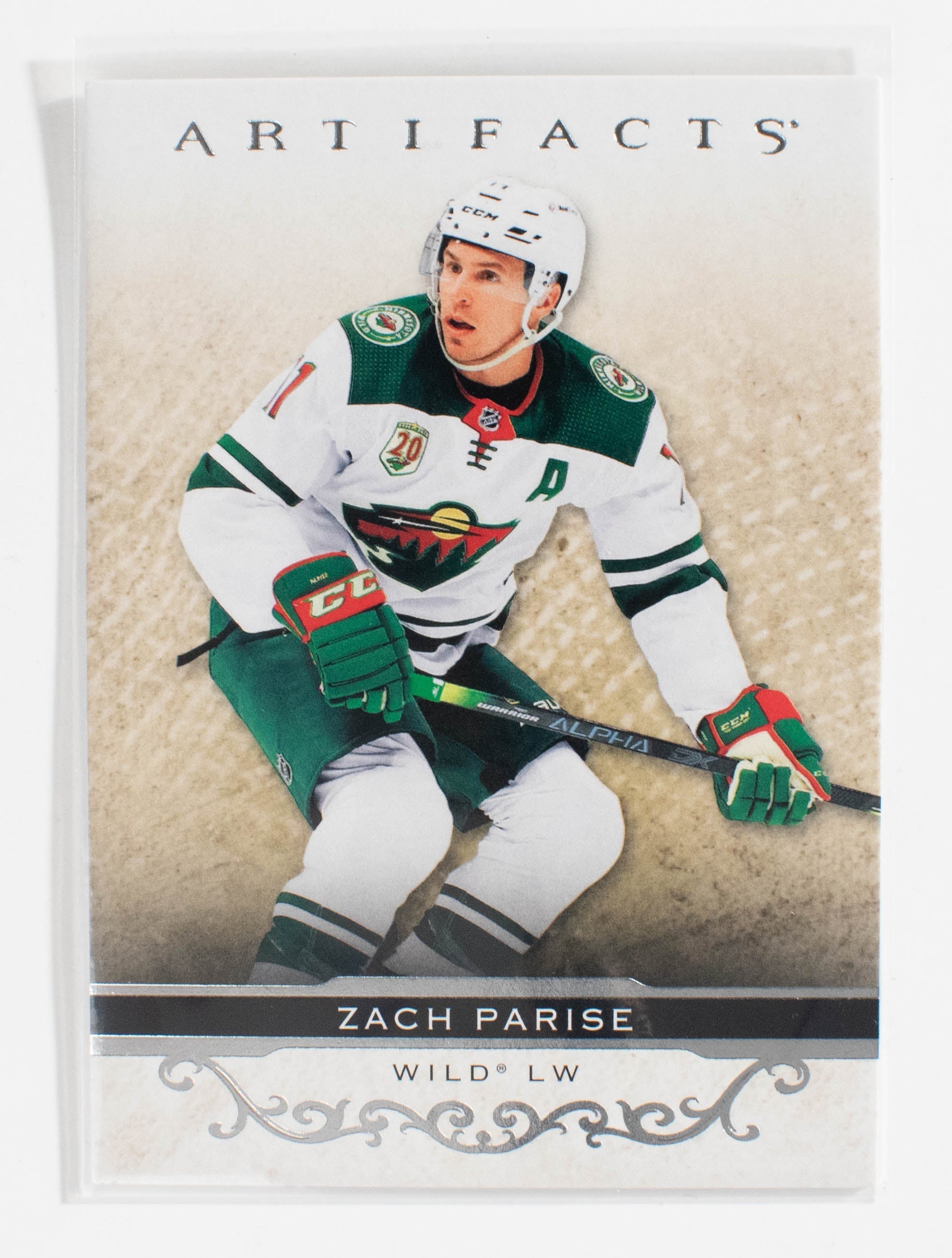 Zach Parise 4 Wild UD Artifacts 21-22 Silver