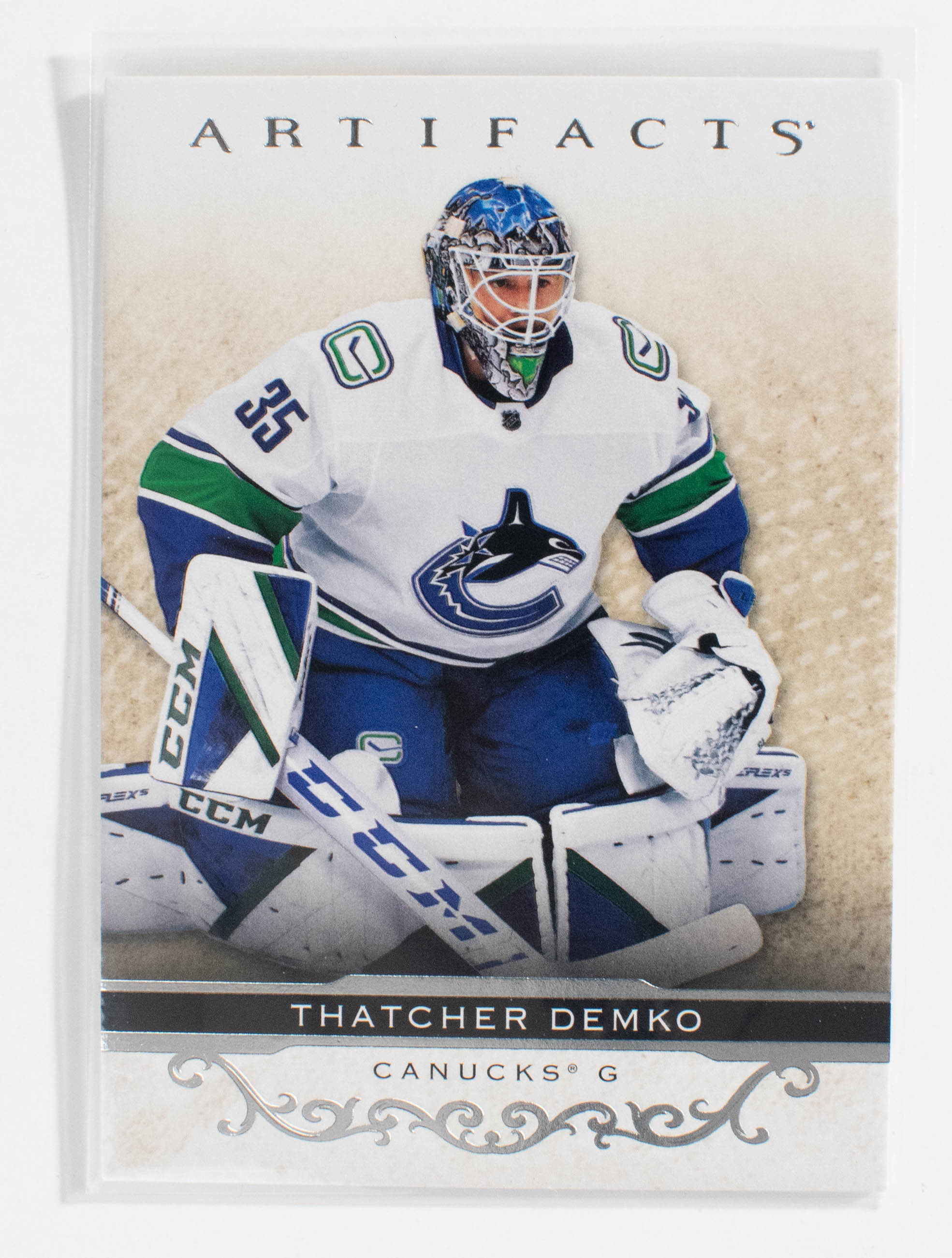 Thatcher Demko 51 Artifacts Hockey 21-22 Silver