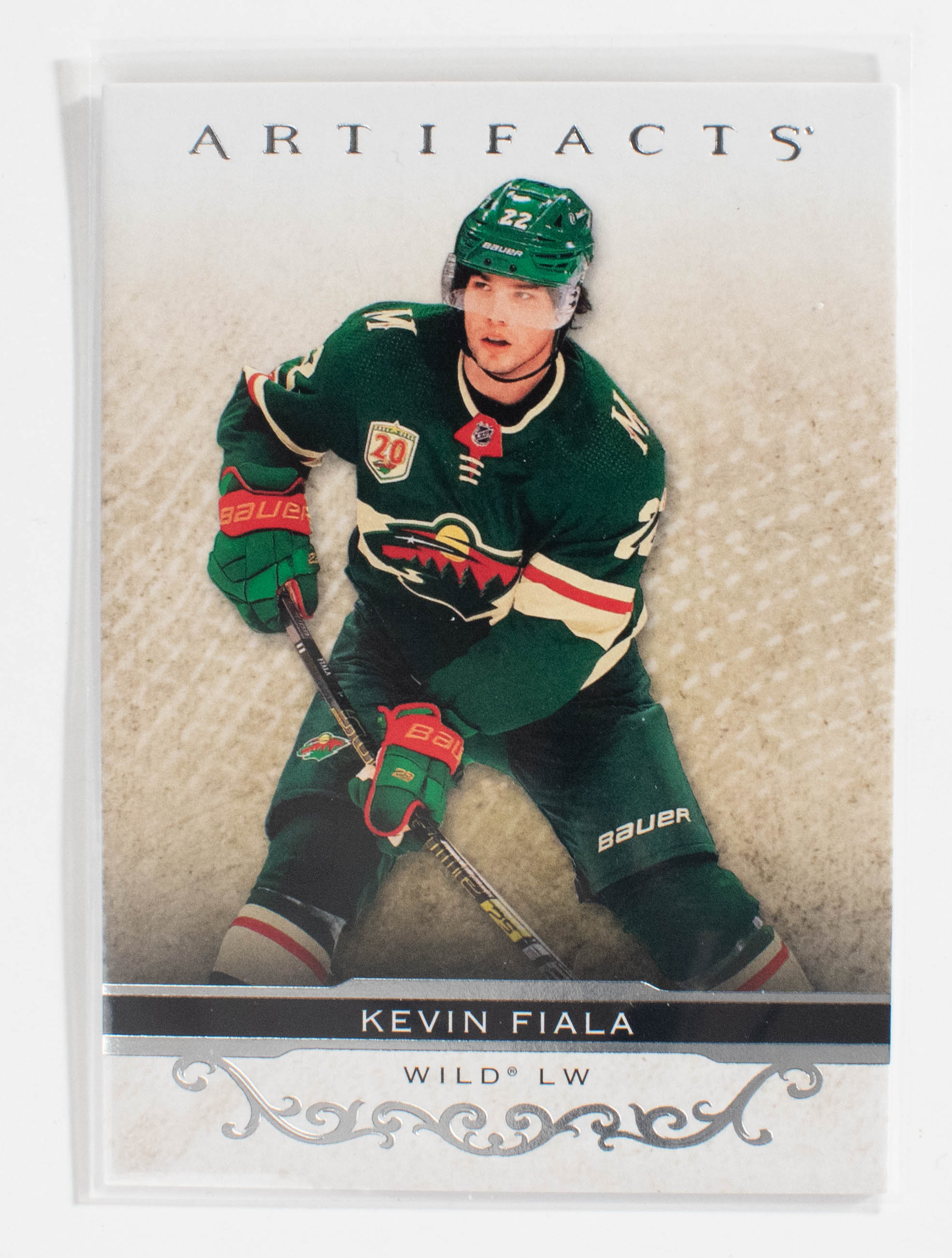 Kevin Fiala 54 Artifacts Hockey 21-22 Wild Silver