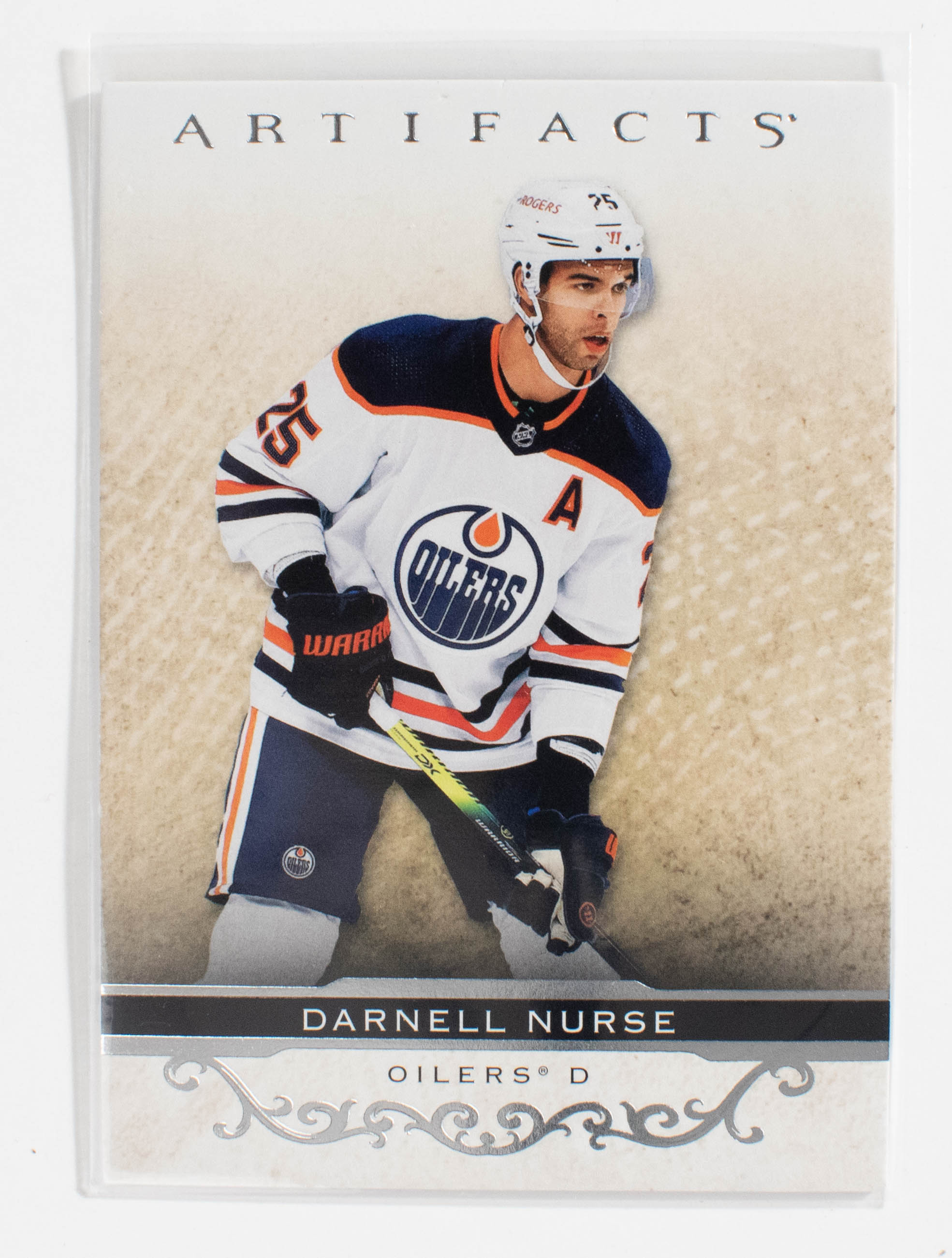 Darnell Nurse 75 Oilers Artifacts Hockey 21-22 UD Silver