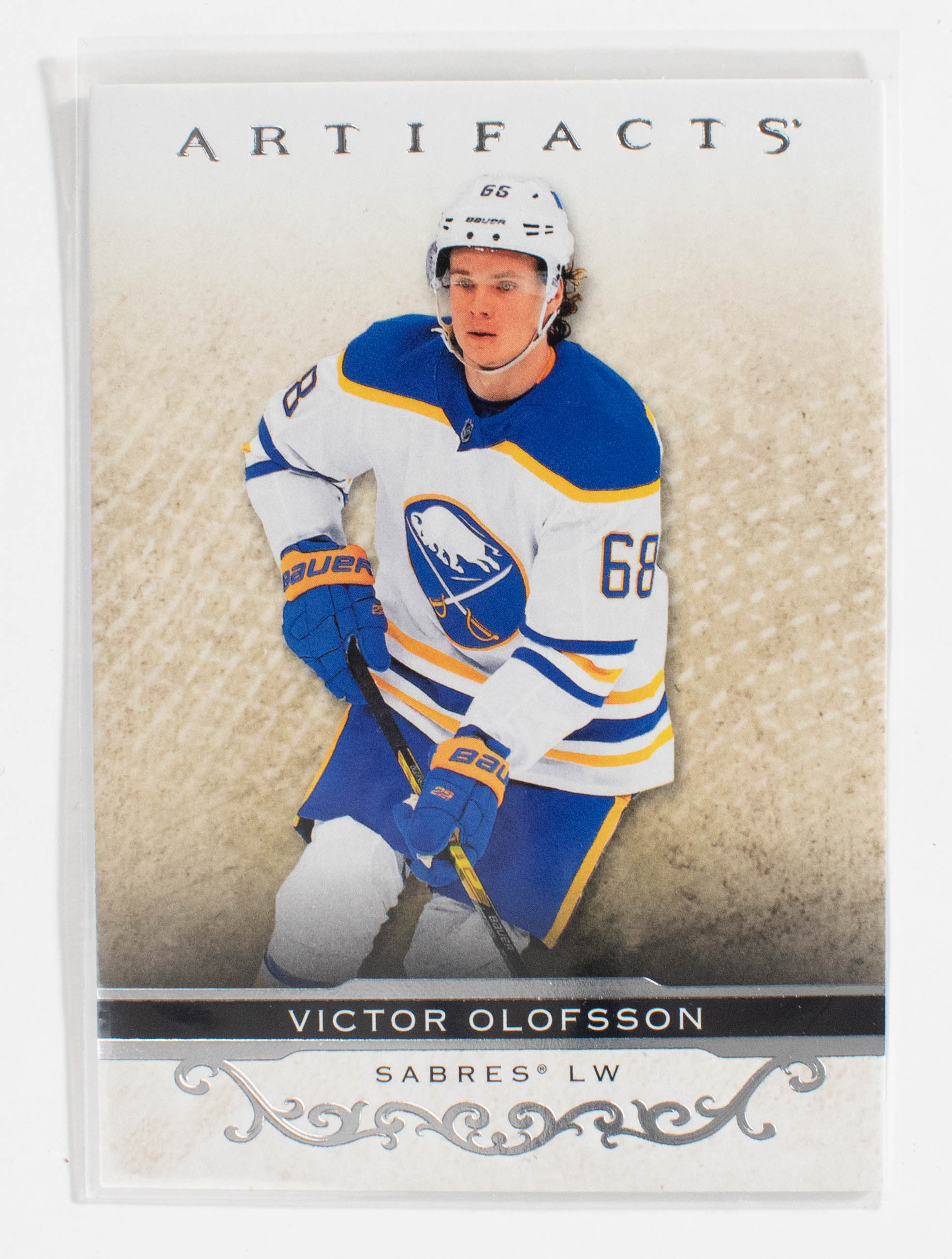 Victor Olofsson 83 Artifacts Hockey 21-22 UD Silver Sabres