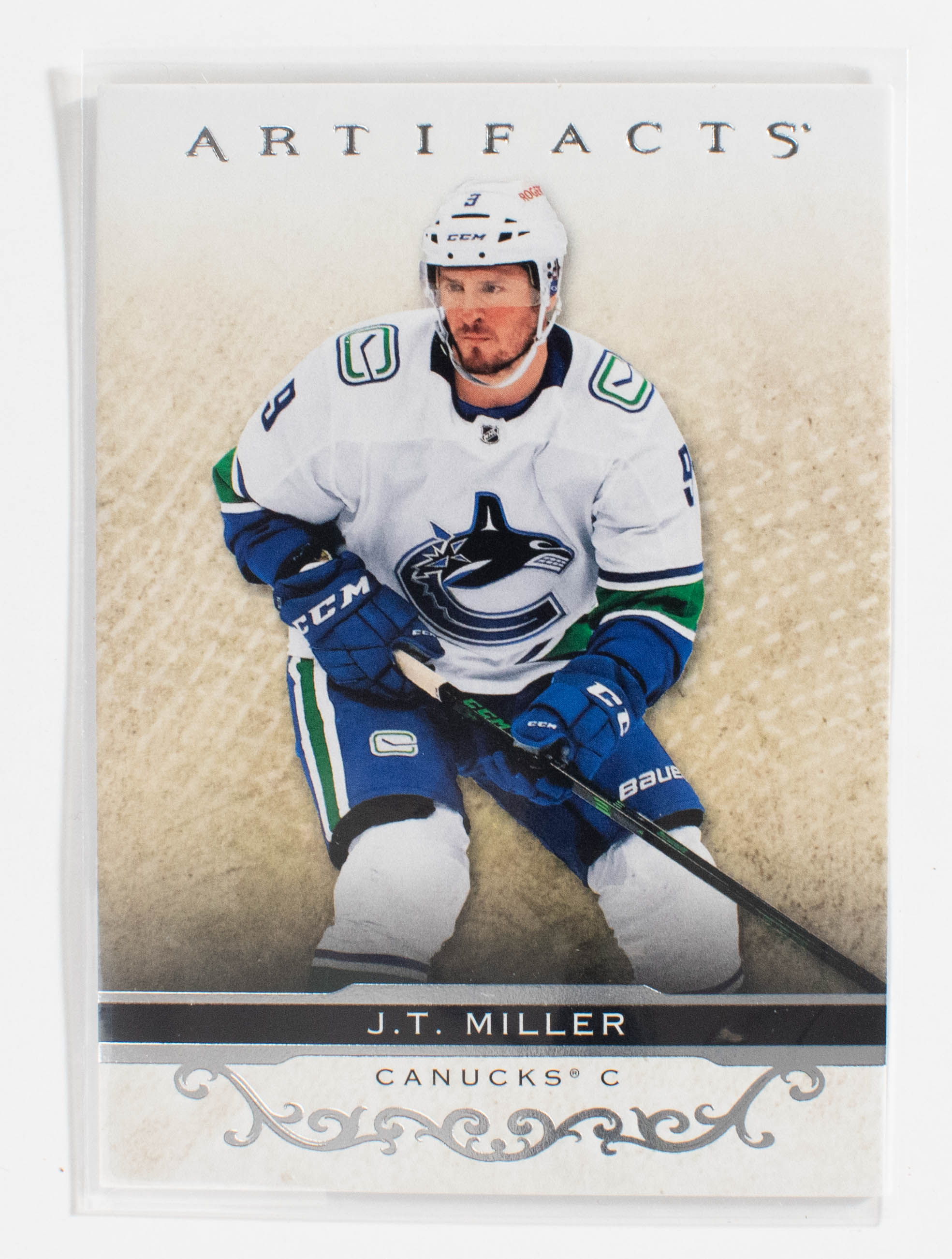 JT Miller 68 Canucks Artifacts Hockey 21-22 UD Silver
