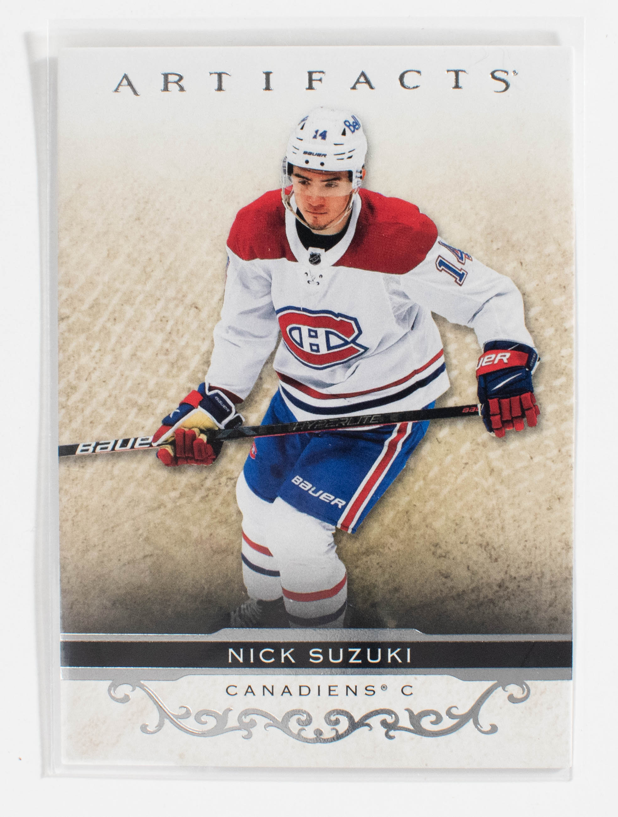 Nick Suzuki 17 Canadiens Artifacts Hockey 21-22 UD Silver