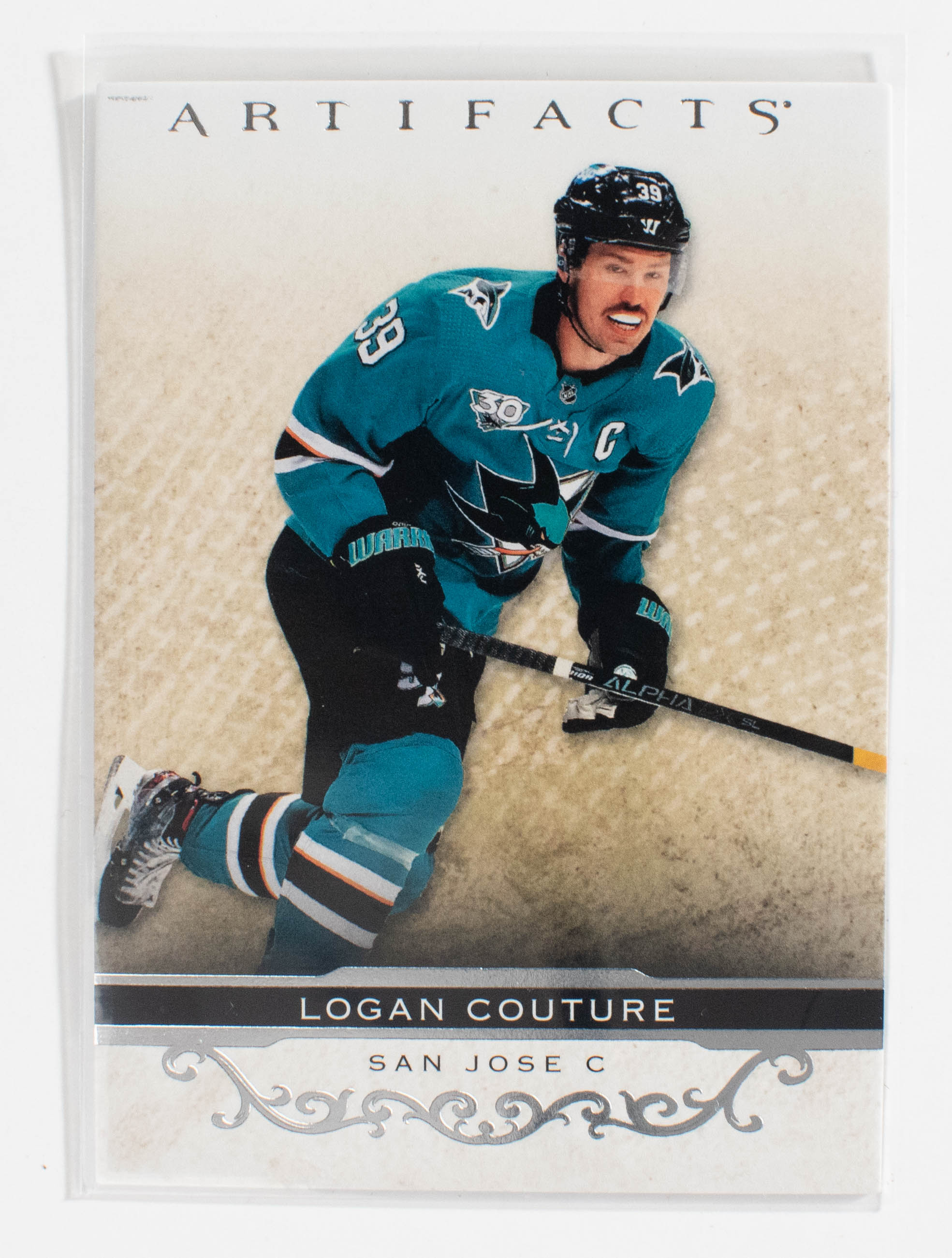 Logan Couture 78 Sharks Artifacts Hockey 21-22 UD Silver