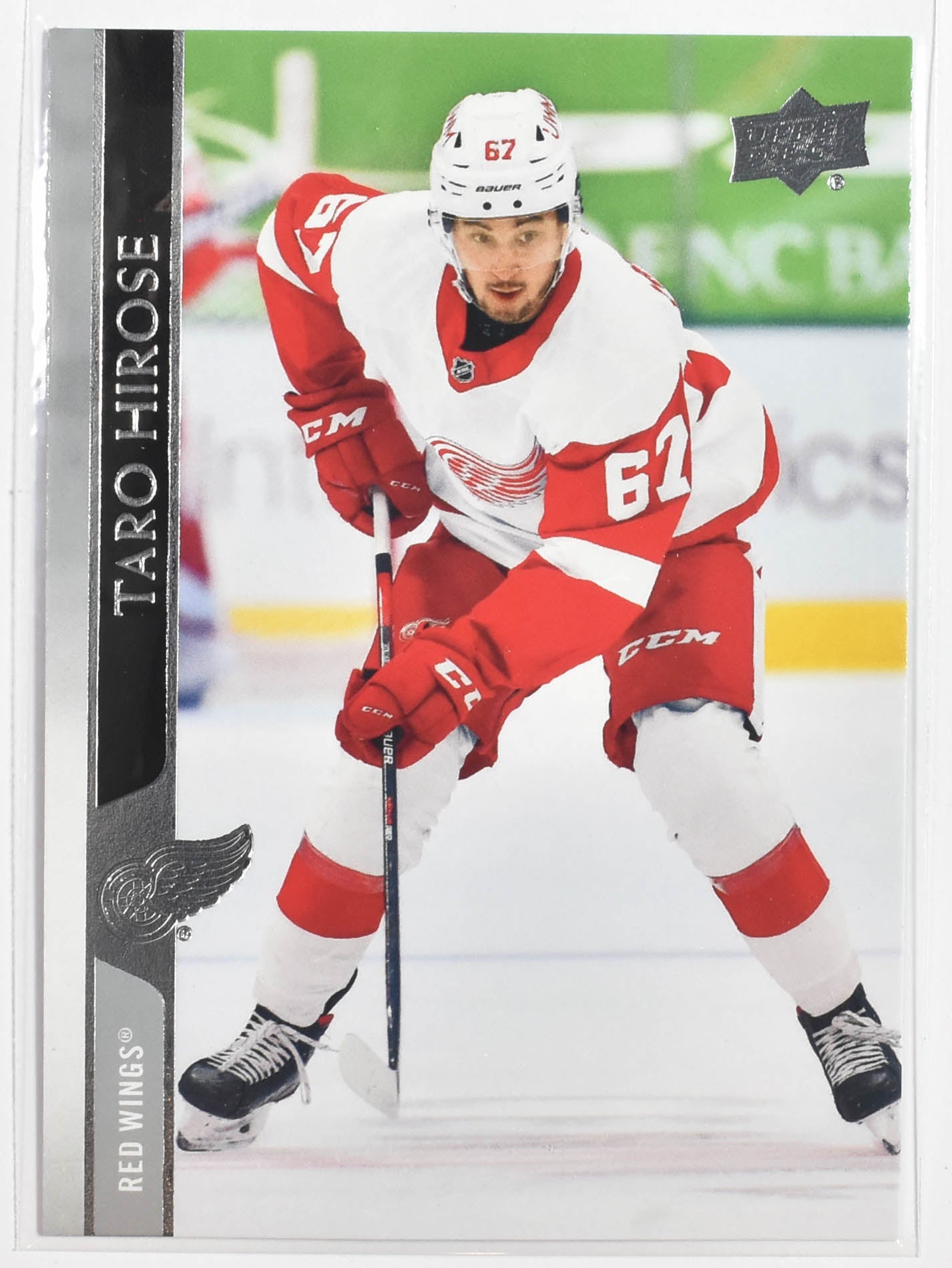 Taro Hirose 545 Detroit Red Wings Upper Deck 2021 Extended Series