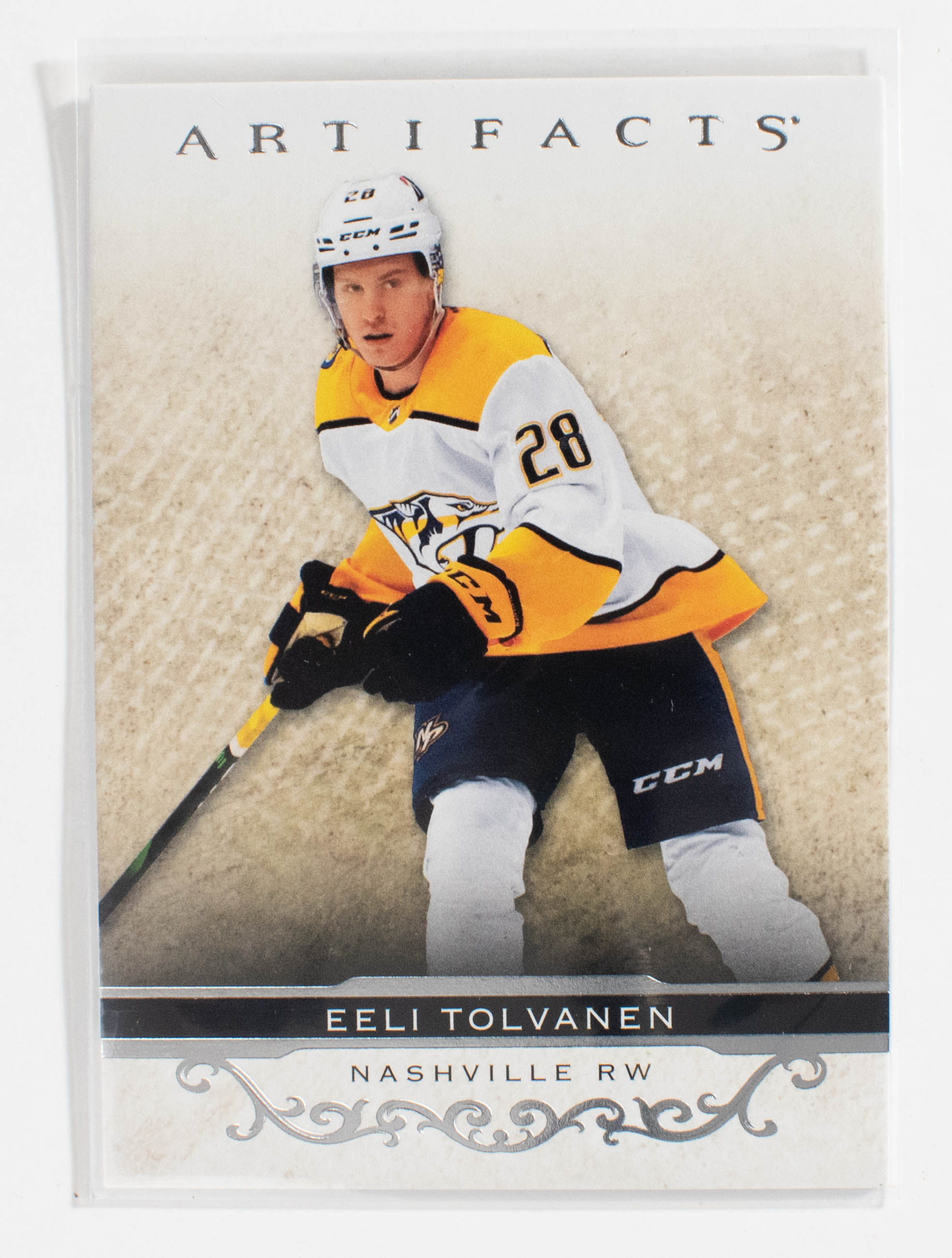 Eeli Tolvanen 82 Artifacts Hockey 21-22 UD Silver