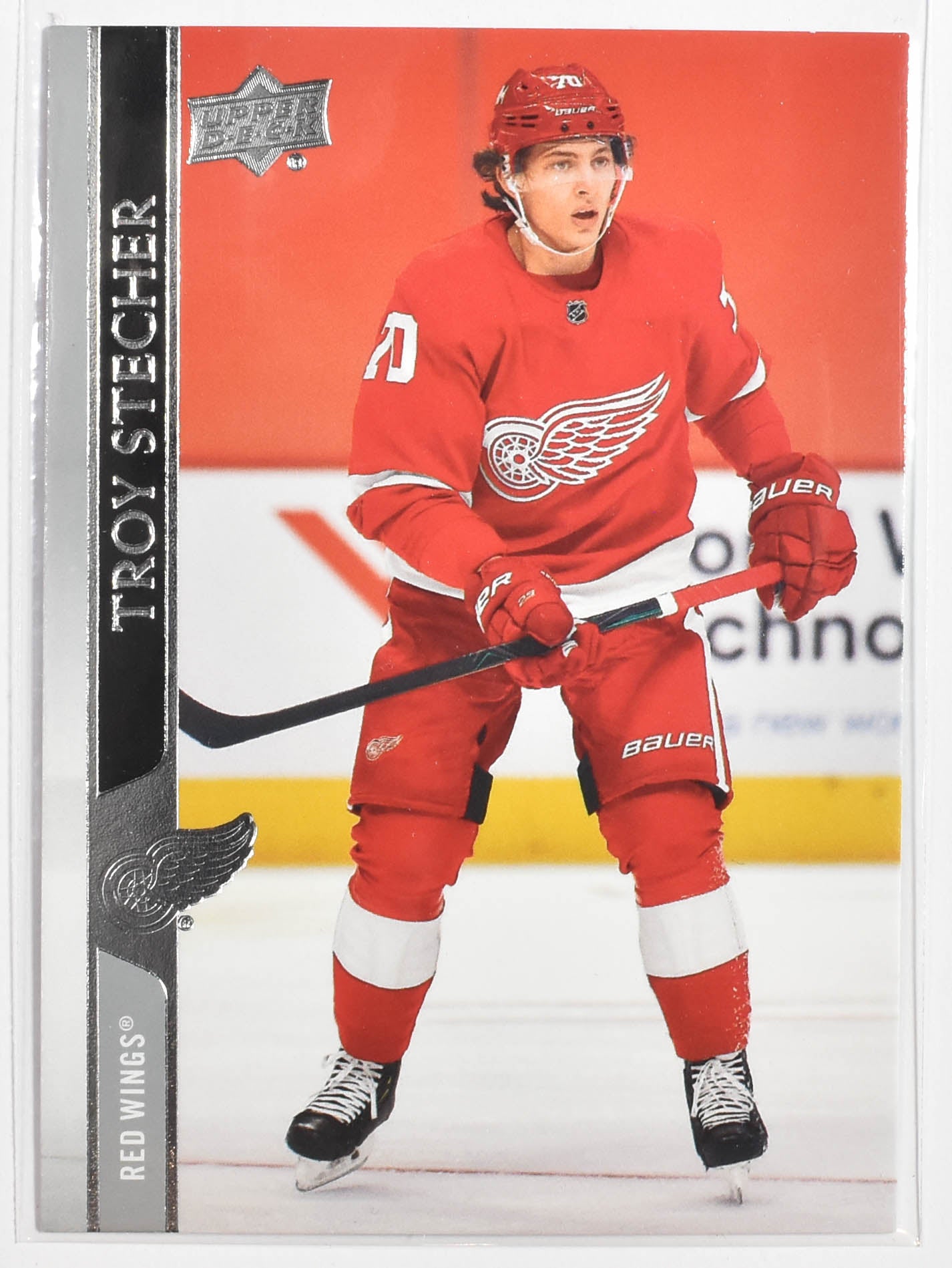 Troy Stecher 550 Detroit Red Wings Upper Deck 2021 Extended Series