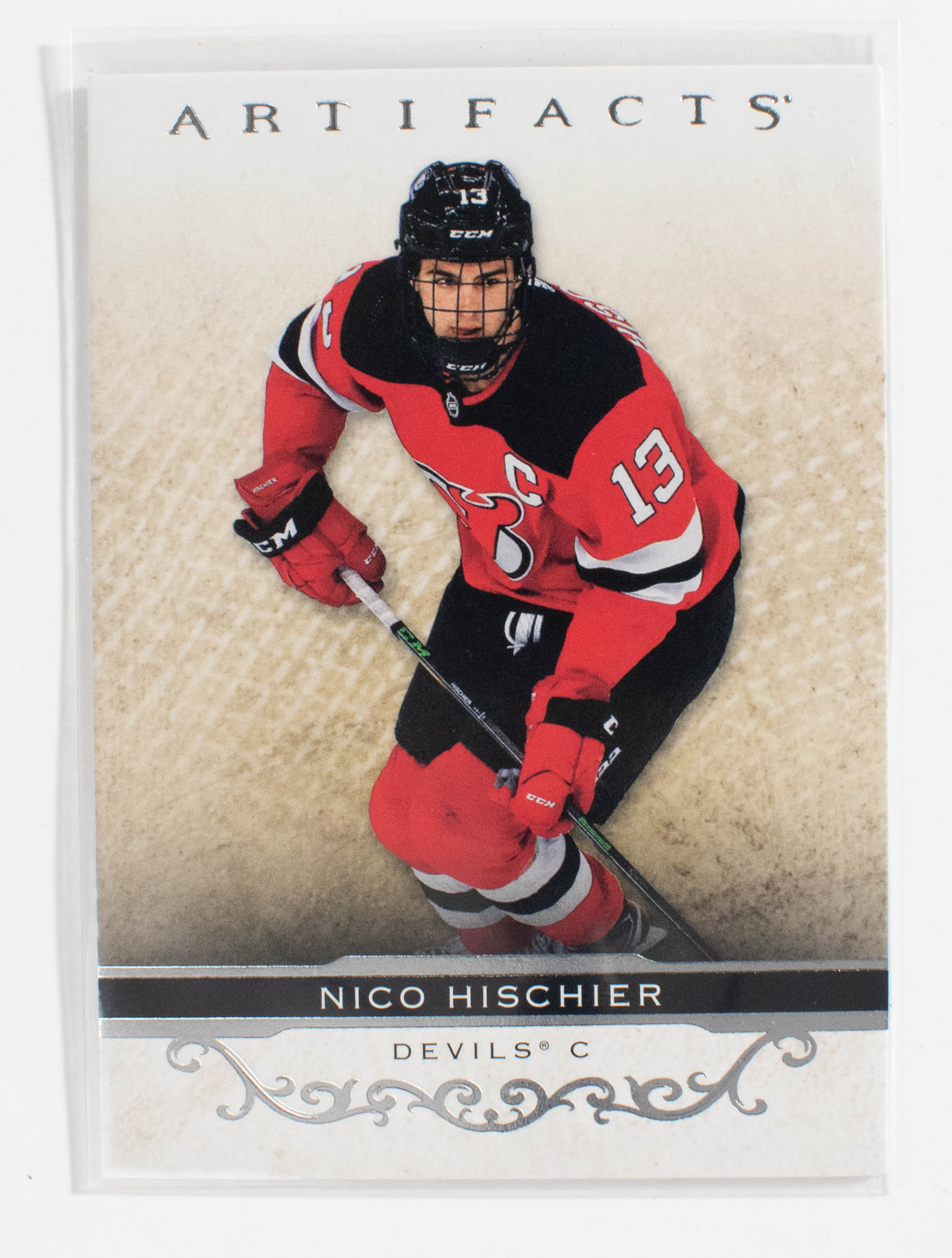 Nico Hischier 73 Artifacts Hockey 21-22 UD Silver
