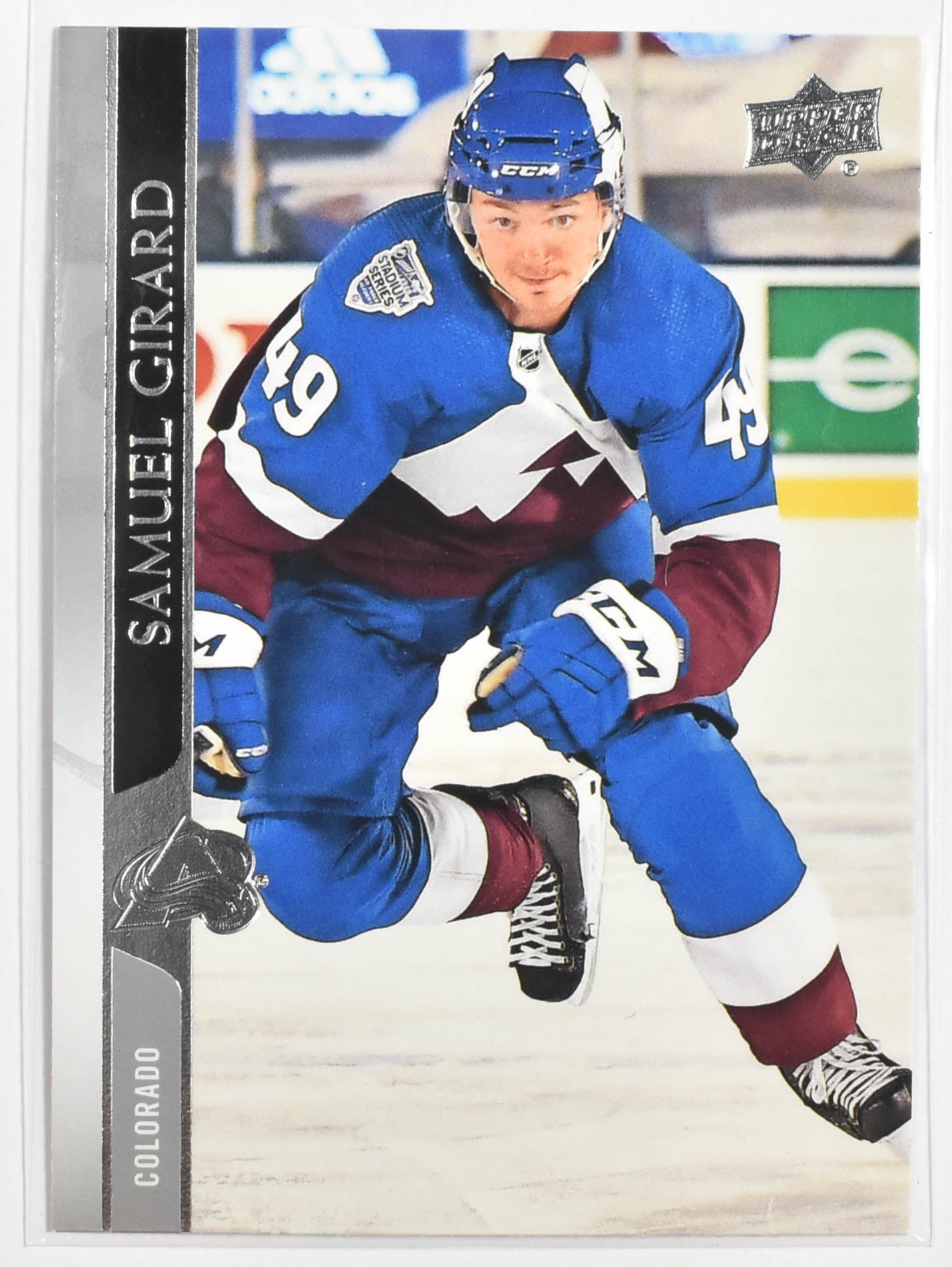 Samuel Girard 47 Colorado Avalanche Upper Deck 2021 Extended Series